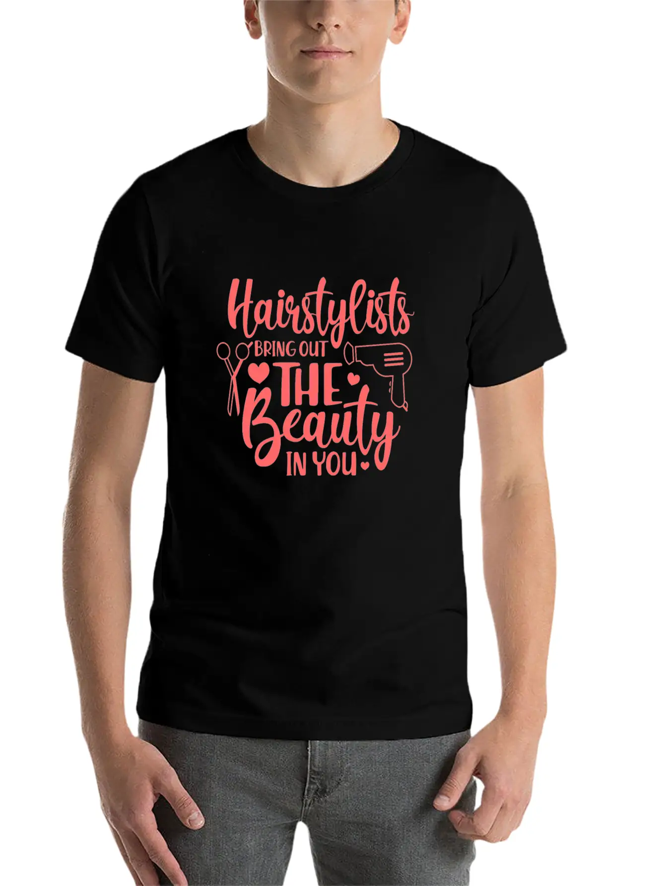 Hairstylists Bring Out The Beauty In You Relaxed Everyday Tee – Lightweight And Durable Cotton