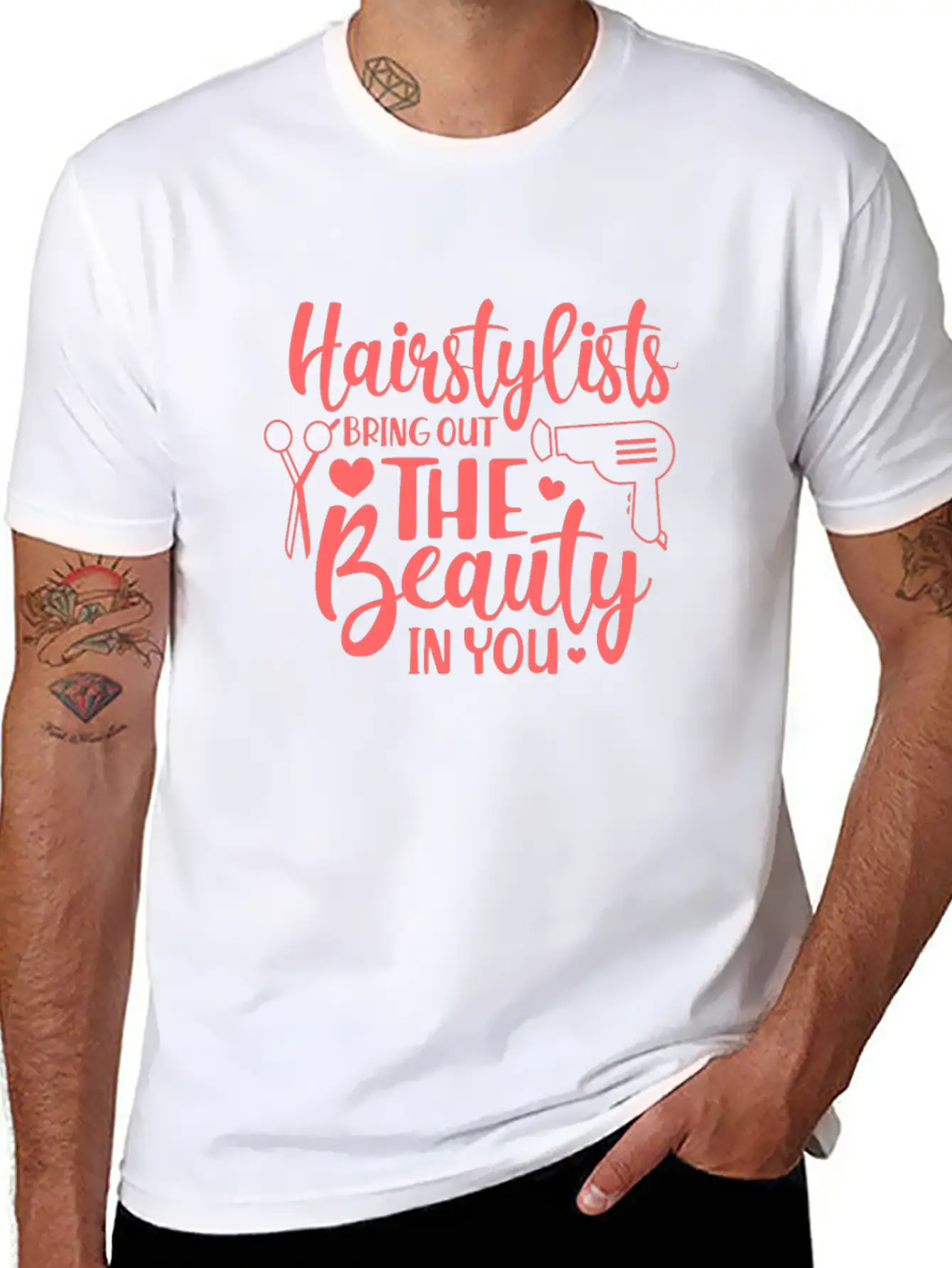 Hairstylists Bring Out The Beauty In You Relaxed Everyday Tee – Lightweight And Durable Cotton