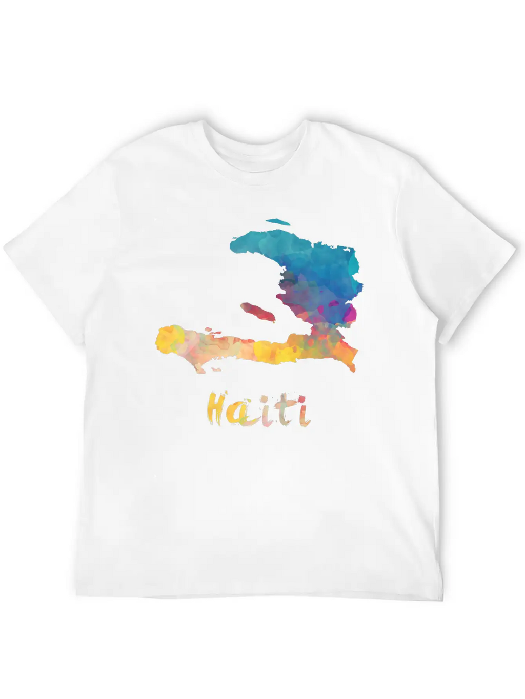 Haitian Watercolor Country Relaxed Everyday Tee – Lightweight And Durable Cotton