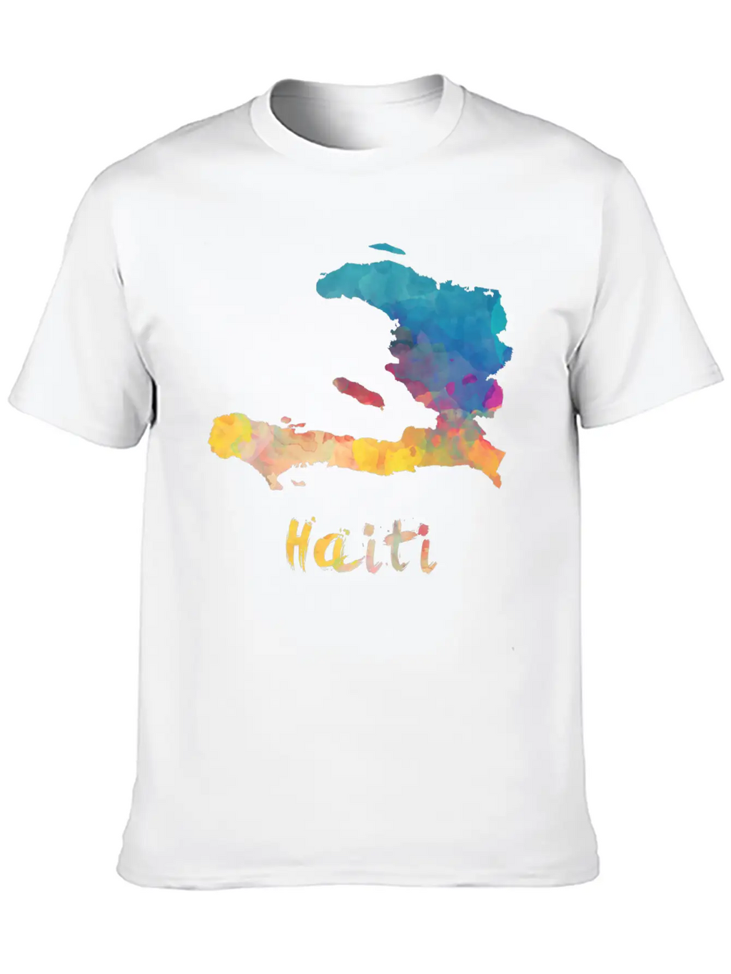 Haitian Watercolor Country Relaxed Everyday Tee – Lightweight And Durable Cotton