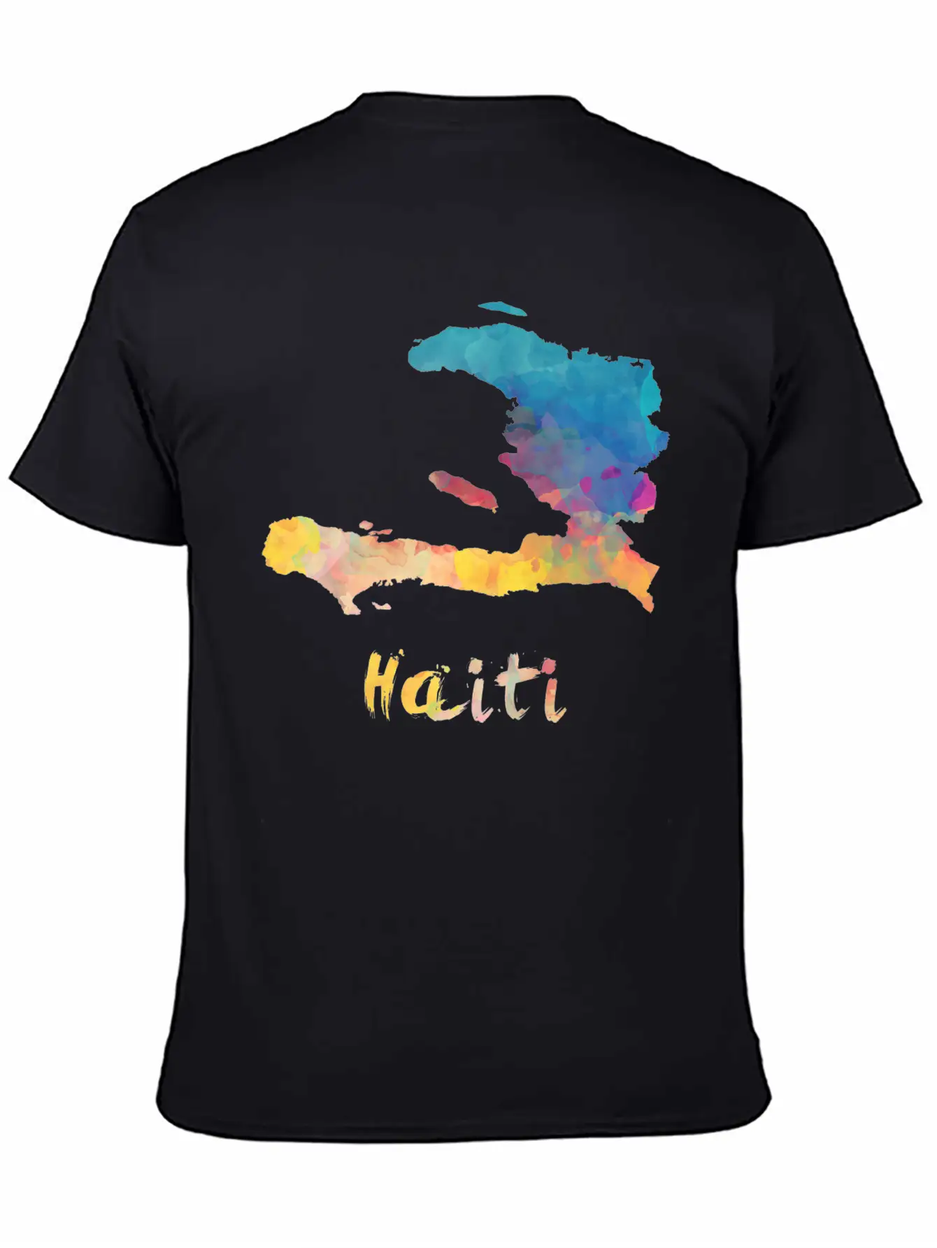 Haitian Watercolor Country Relaxed Everyday Tee – Lightweight And Durable Cotton
