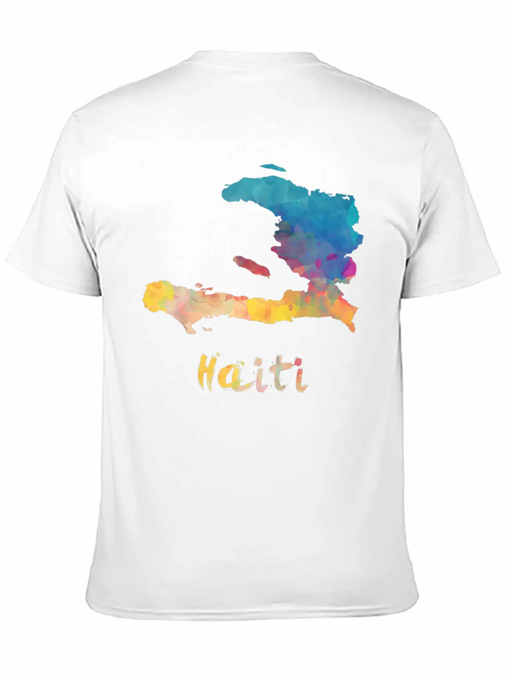 Haitian Watercolor Country Relaxed Everyday Tee – Lightweight And Durable Cotton