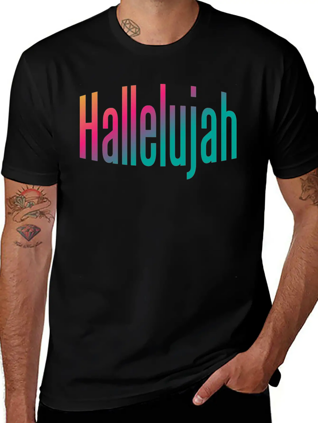 Hallelujah | Christian T Shirt Classic Cotton Tee – Unisex Comfort For Any Season