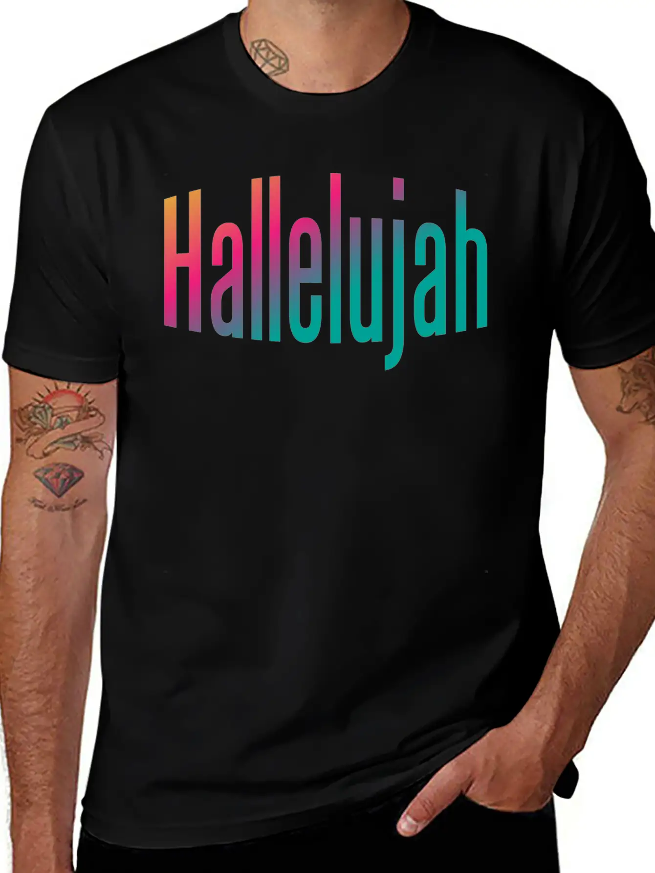 Hallelujah | Christian T Shirt Classic Cotton Tee – Unisex Comfort For Any Season