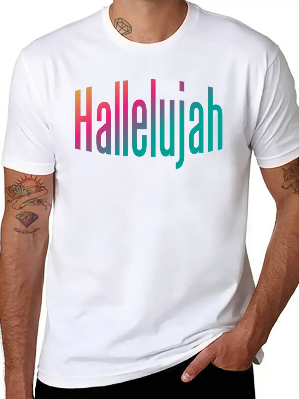 Hallelujah | Christian T Shirt Classic Cotton Tee – Unisex Comfort For Any Season