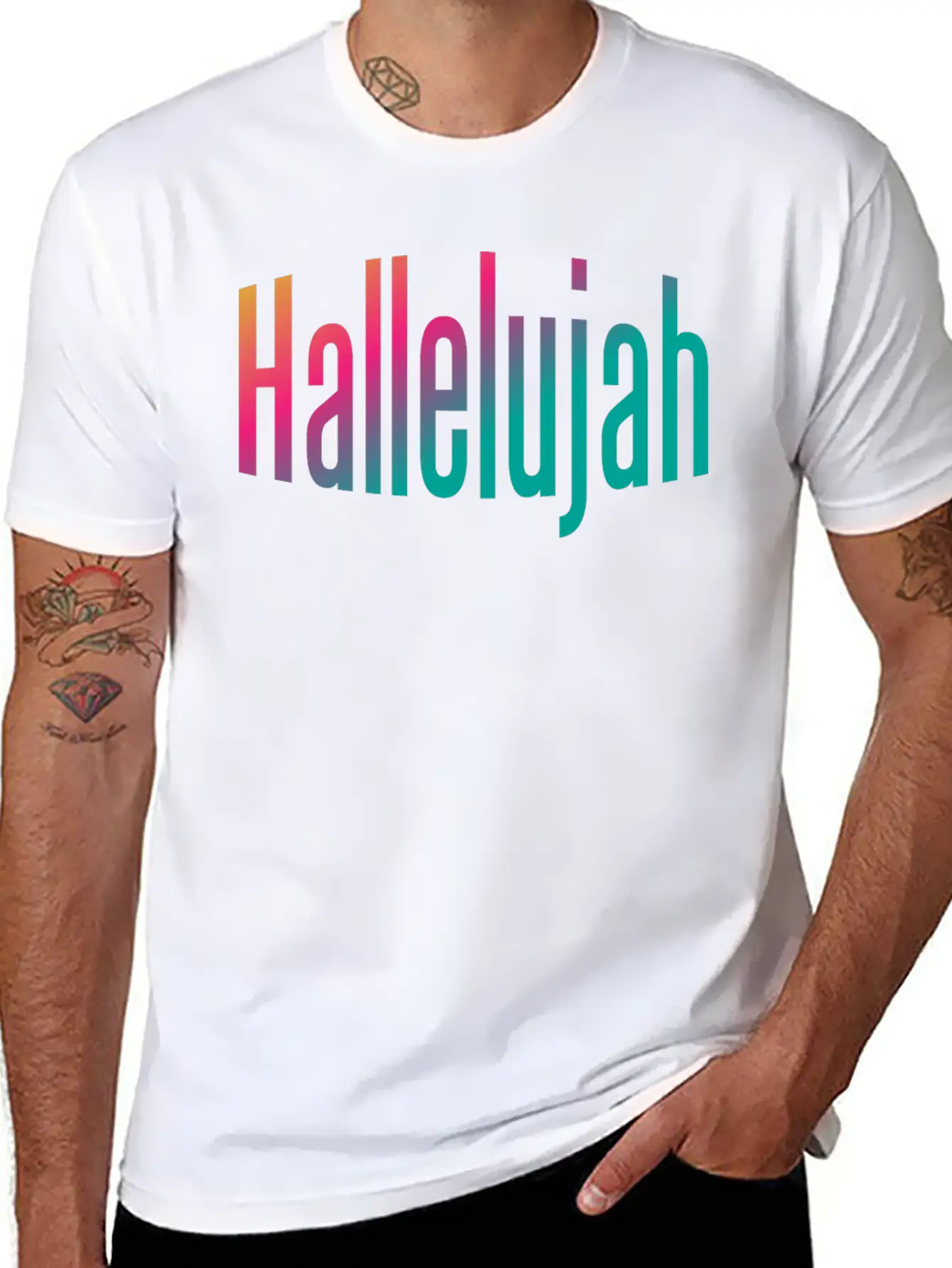 Hallelujah | Christian T Shirt Classic Cotton Tee – Unisex Comfort For Any Season
