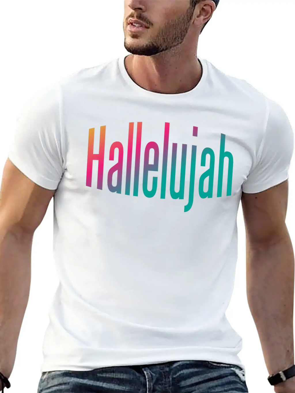 Hallelujah | Christian T Shirt Classic Cotton Tee – Unisex Comfort For Any Season