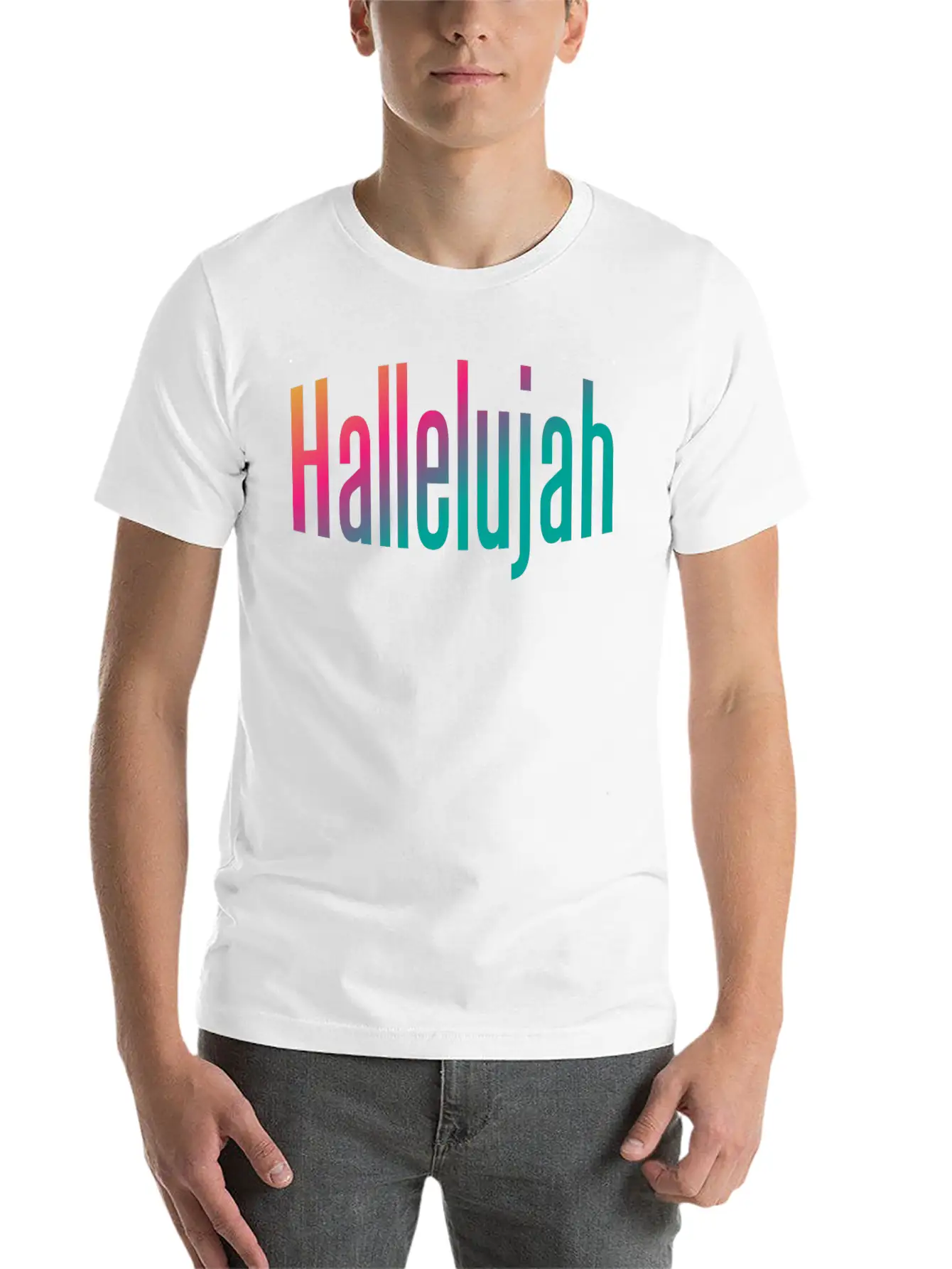 Hallelujah | Christian T Shirt Classic Cotton Tee – Unisex Comfort For Any Season