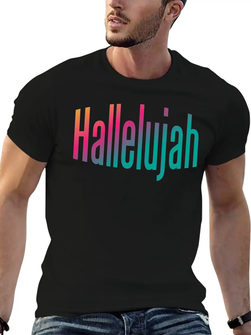 Hallelujah | Christian T Shirt Classic Cotton Tee – Unisex Comfort For Any Season