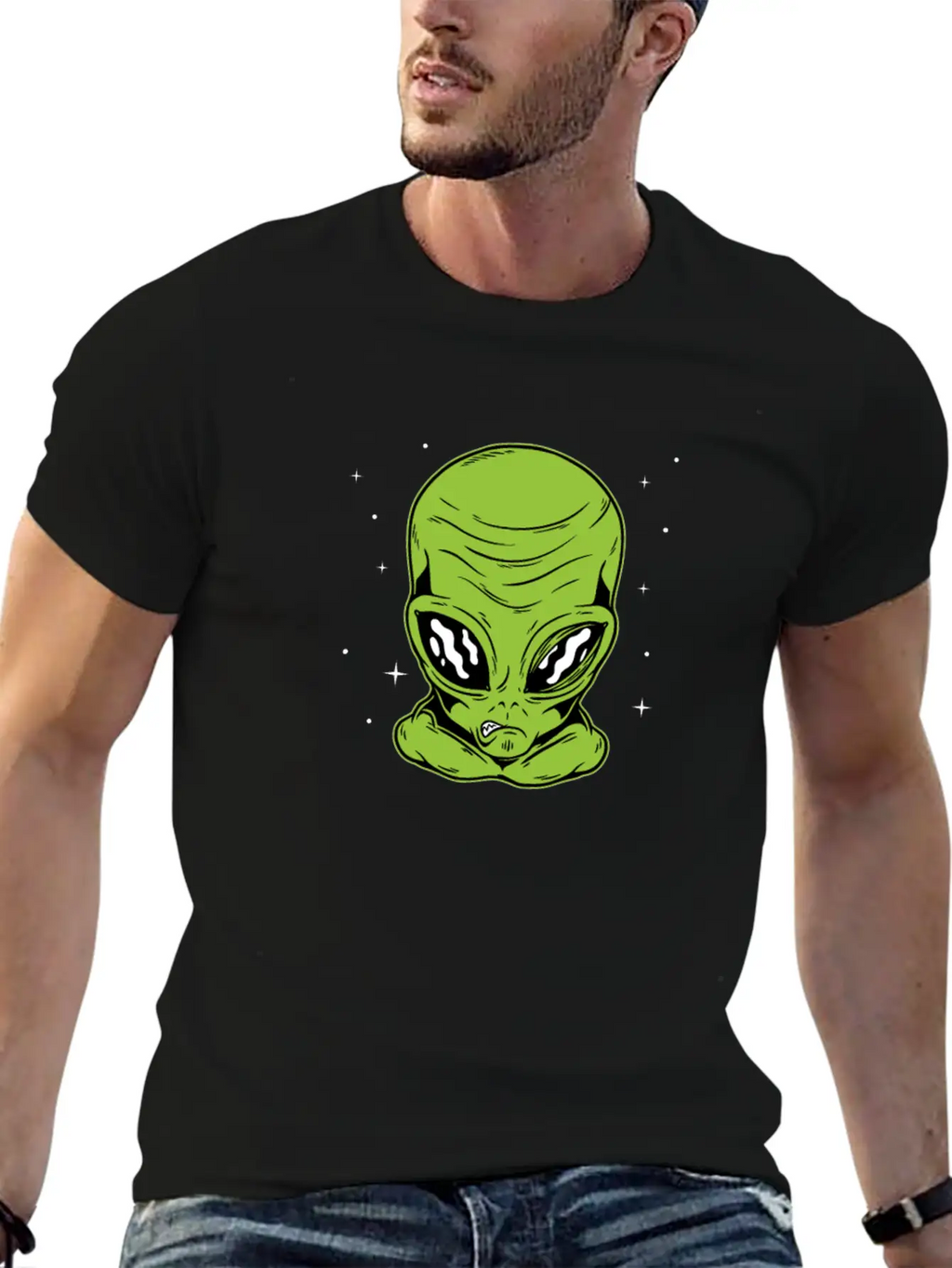 Halloween Alien Funny Matching Couple Gift Part 2 Breathable Soft Cotton T-Shirt – Timeless Casual Look