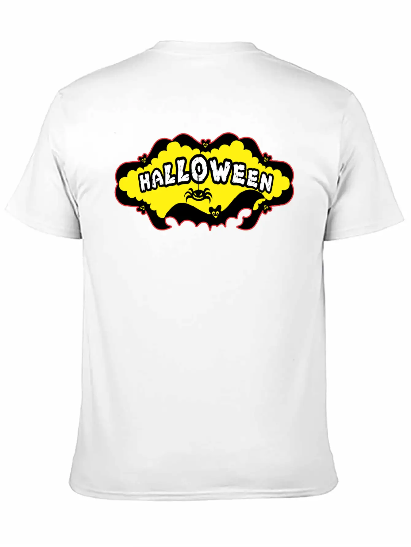 Halloween Bats And A Spider Relaxed Everyday Tee – Lightweight And Durable Cotton