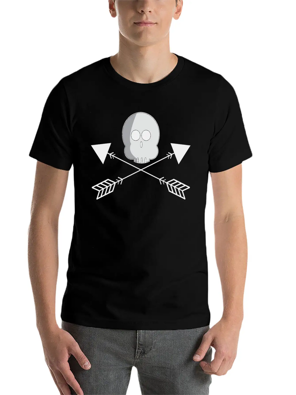 Halloween Boo And Arrow T Shirt Stylish Everyday T-Shirt – Unisex Basic Cotton Tee