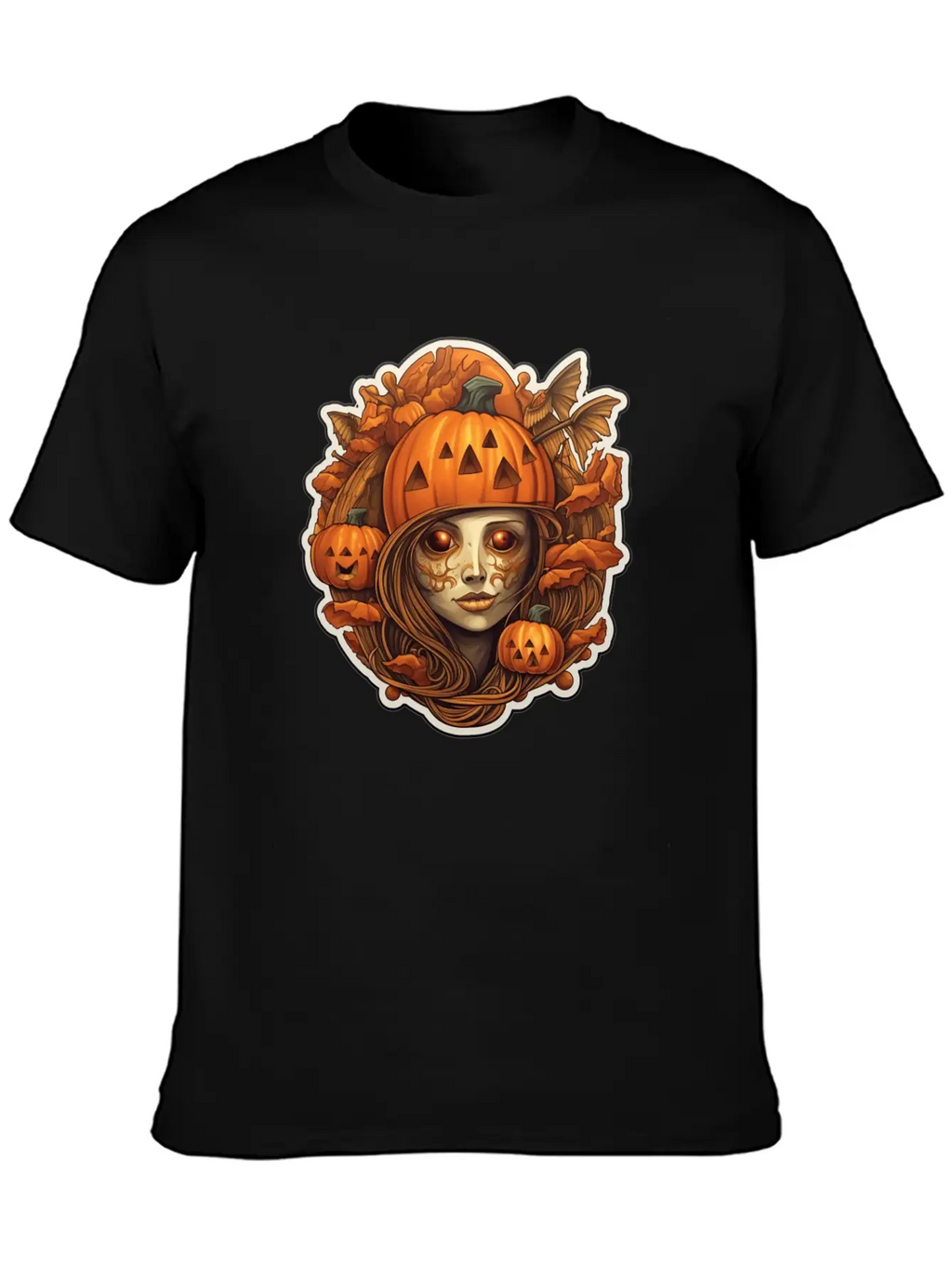 Halloween Cute Girl Breathable Graphic T-Shirt – Perfect For Casual Days