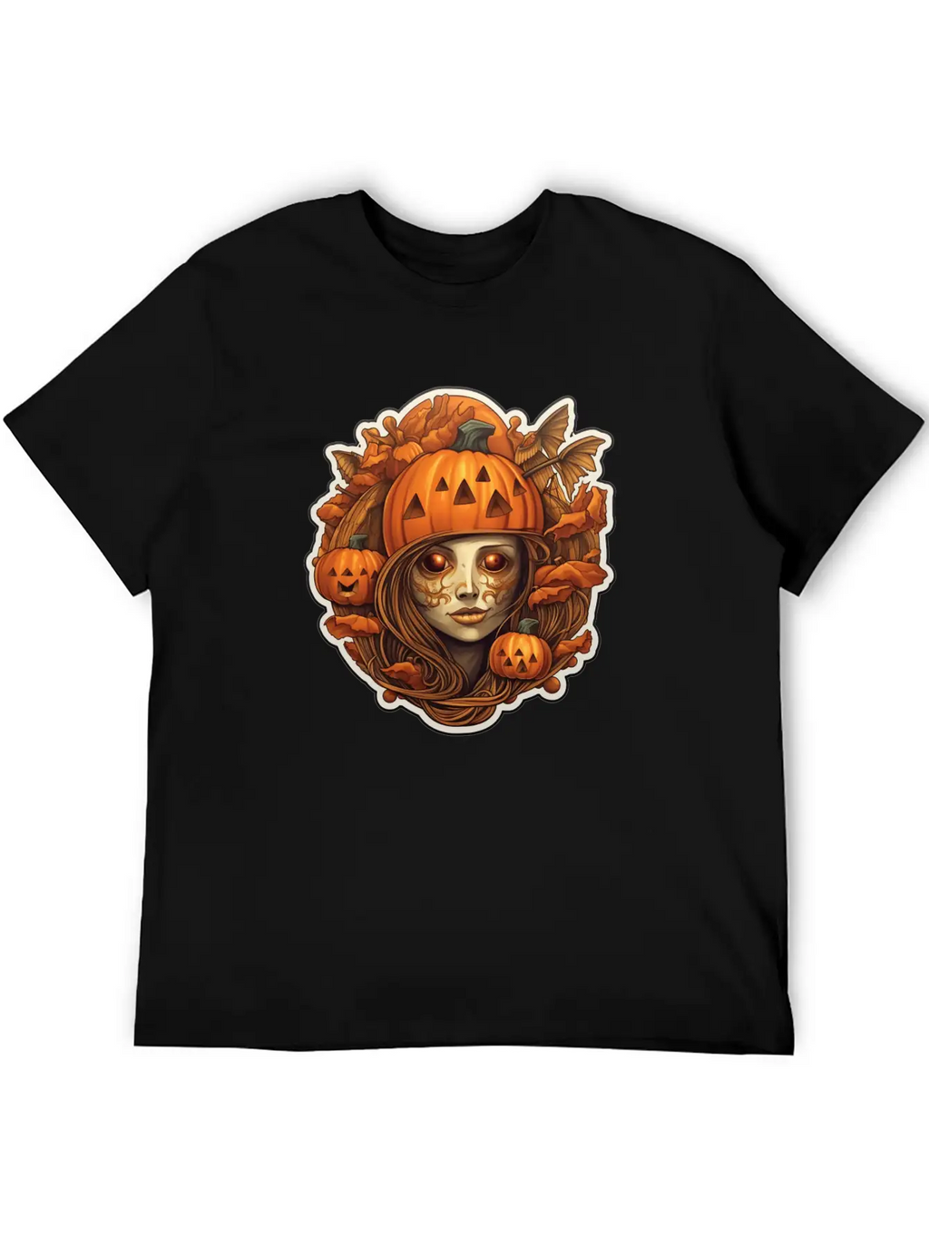 Halloween Cute Girl Breathable Graphic T-Shirt – Perfect For Casual Days