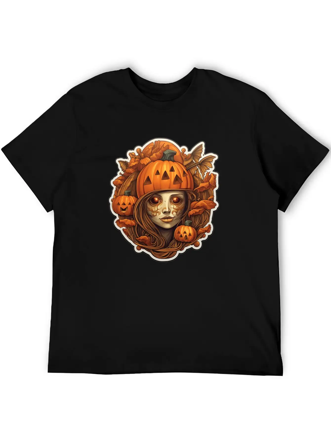 Halloween Cute Girl Breathable Graphic T-Shirt – Perfect For Casual Days