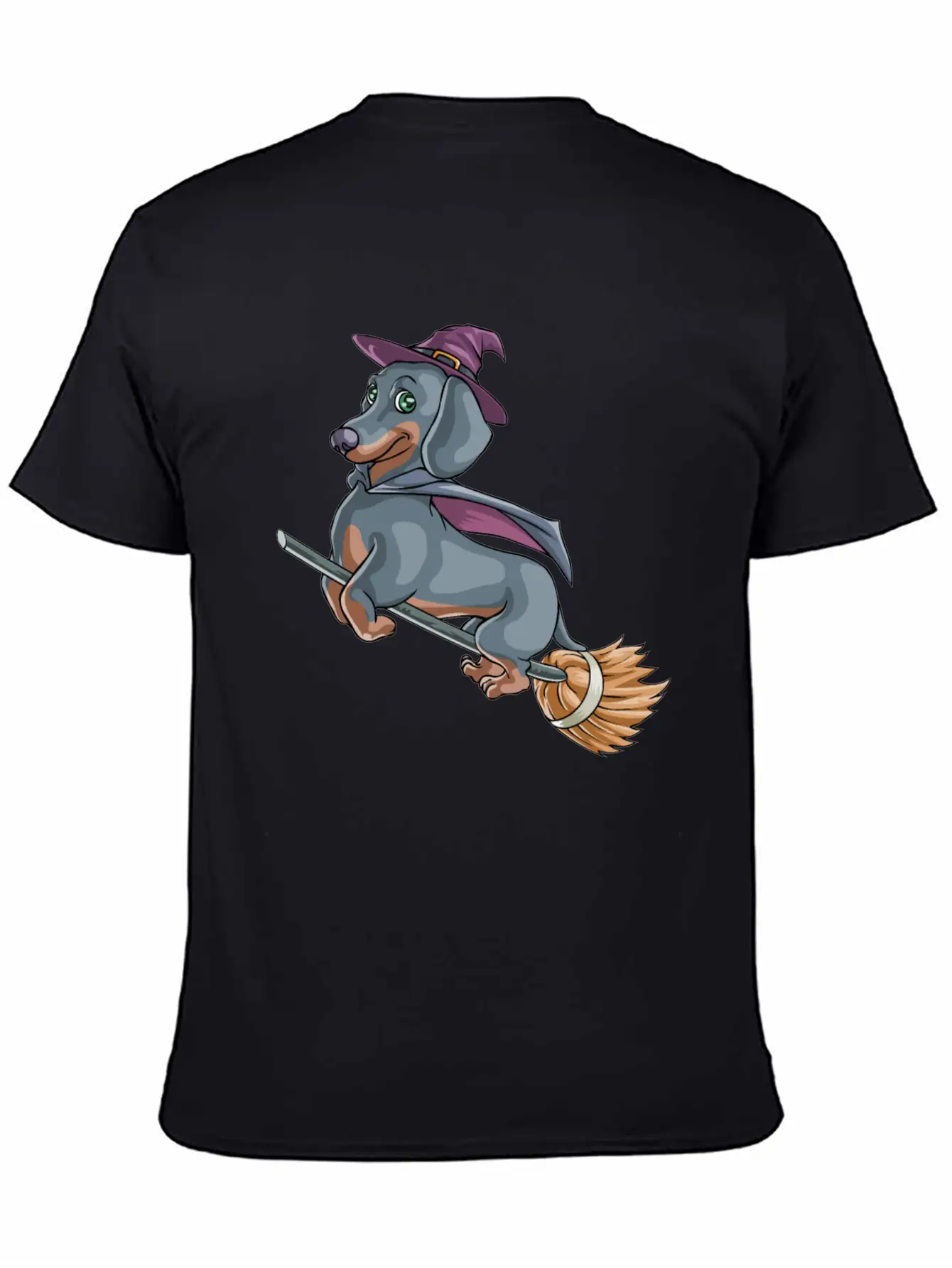 Halloween Halloweiner Dog Witch Timeless Short Sleeve Tee – Comfy And Minimalist Design