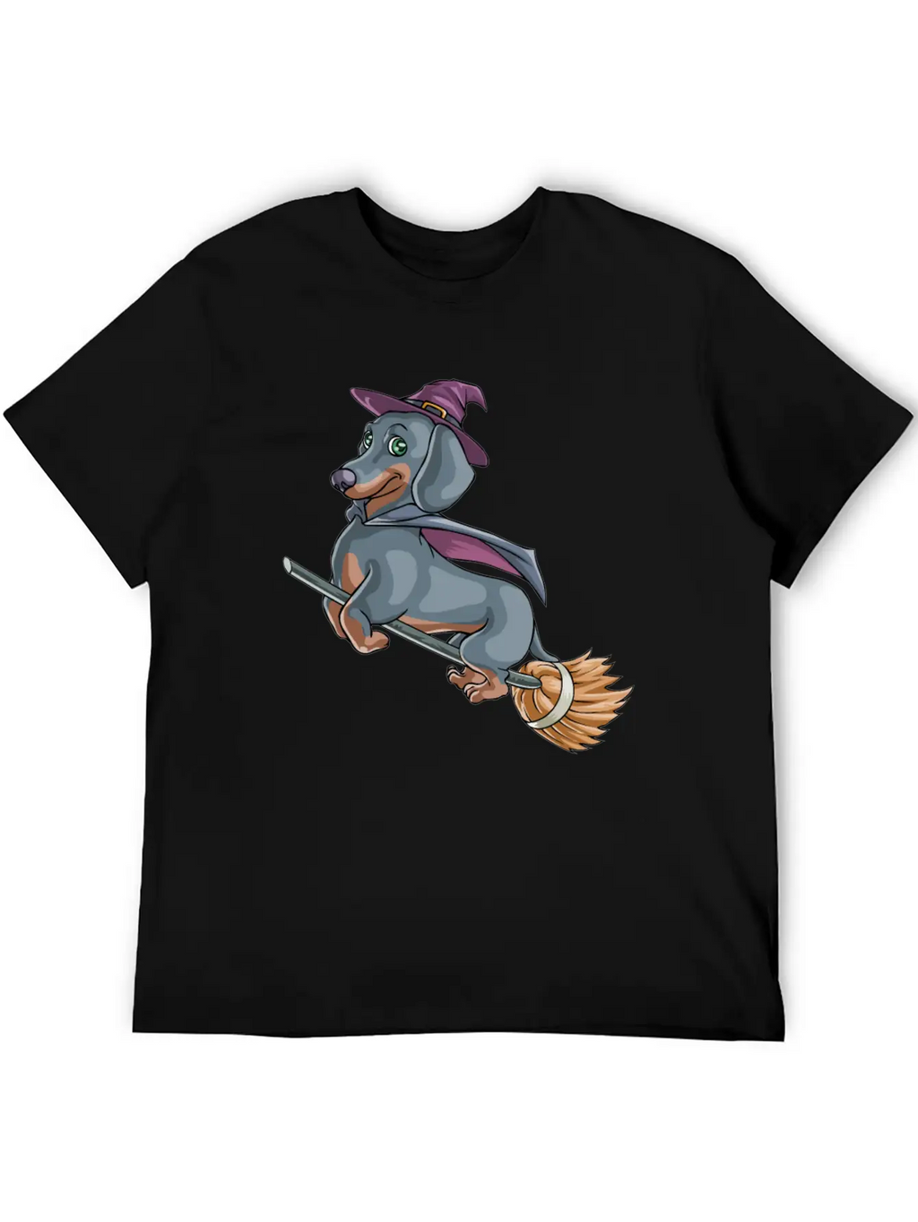 Halloween Halloweiner Dog Witch Timeless Short Sleeve Tee – Comfy And Minimalist Design