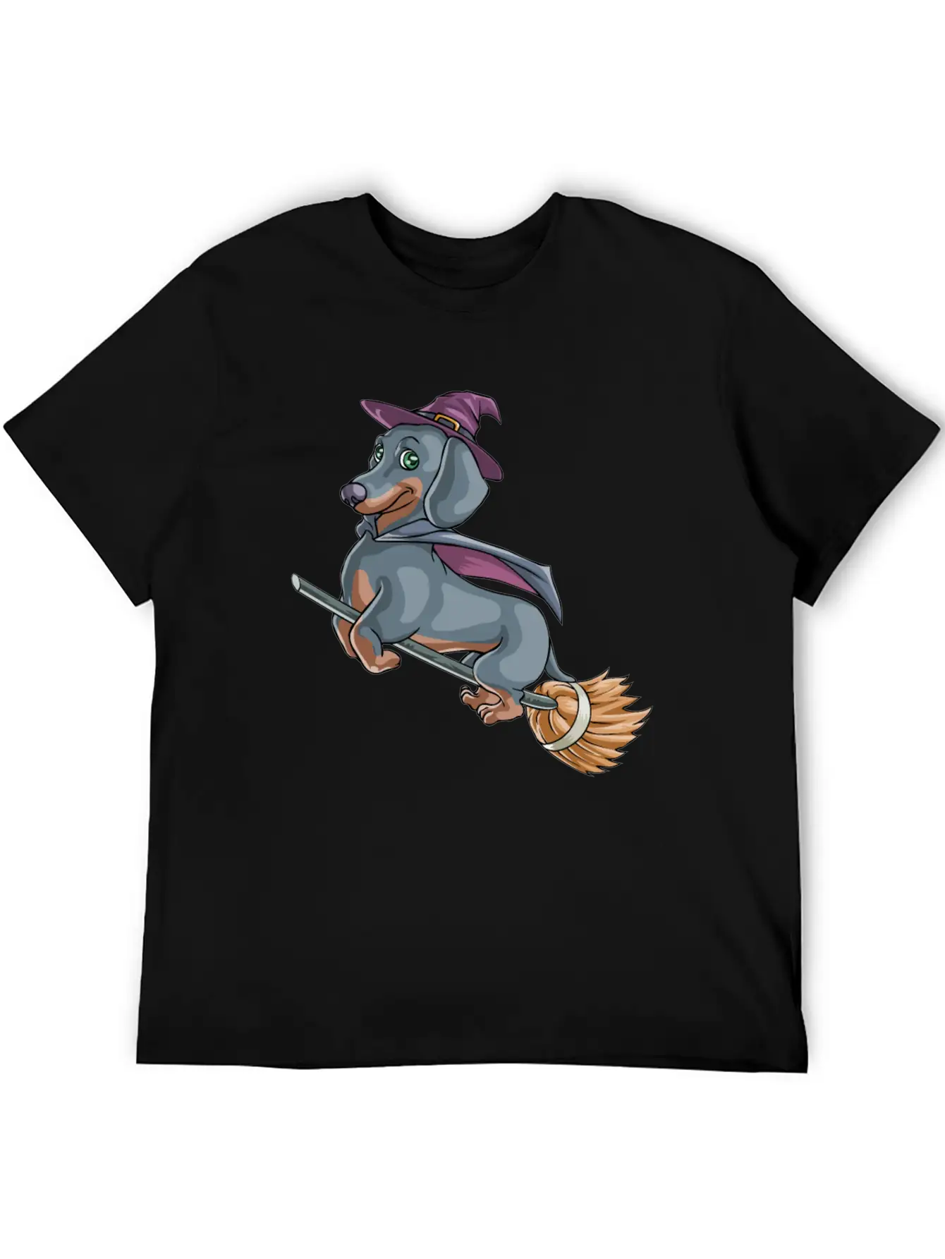 Halloween Halloweiner Dog Witch Timeless Short Sleeve Tee – Comfy And Minimalist Design