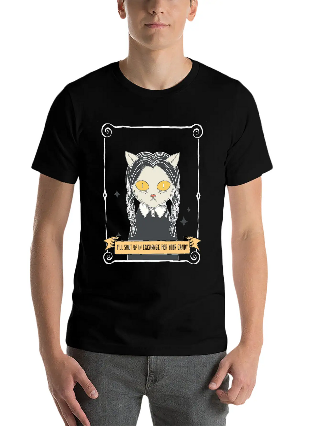 Halloween I Ll Shut Up In Exchange For Your Candy Stylish Everyday T-Shirt – Unisex Basic Cotton Tee