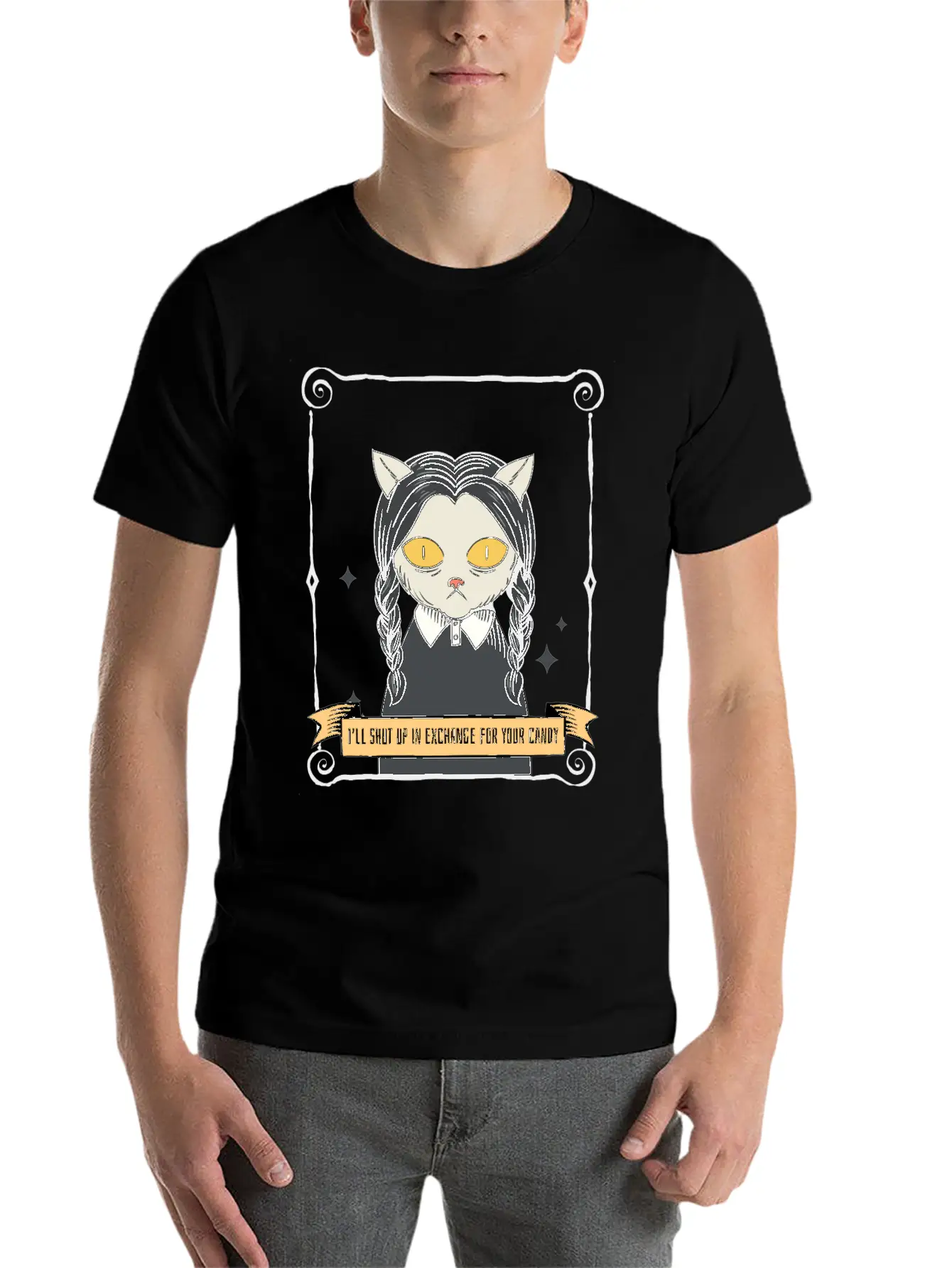 Halloween I Ll Shut Up In Exchange For Your Candy Stylish Everyday T-Shirt – Unisex Basic Cotton Tee
