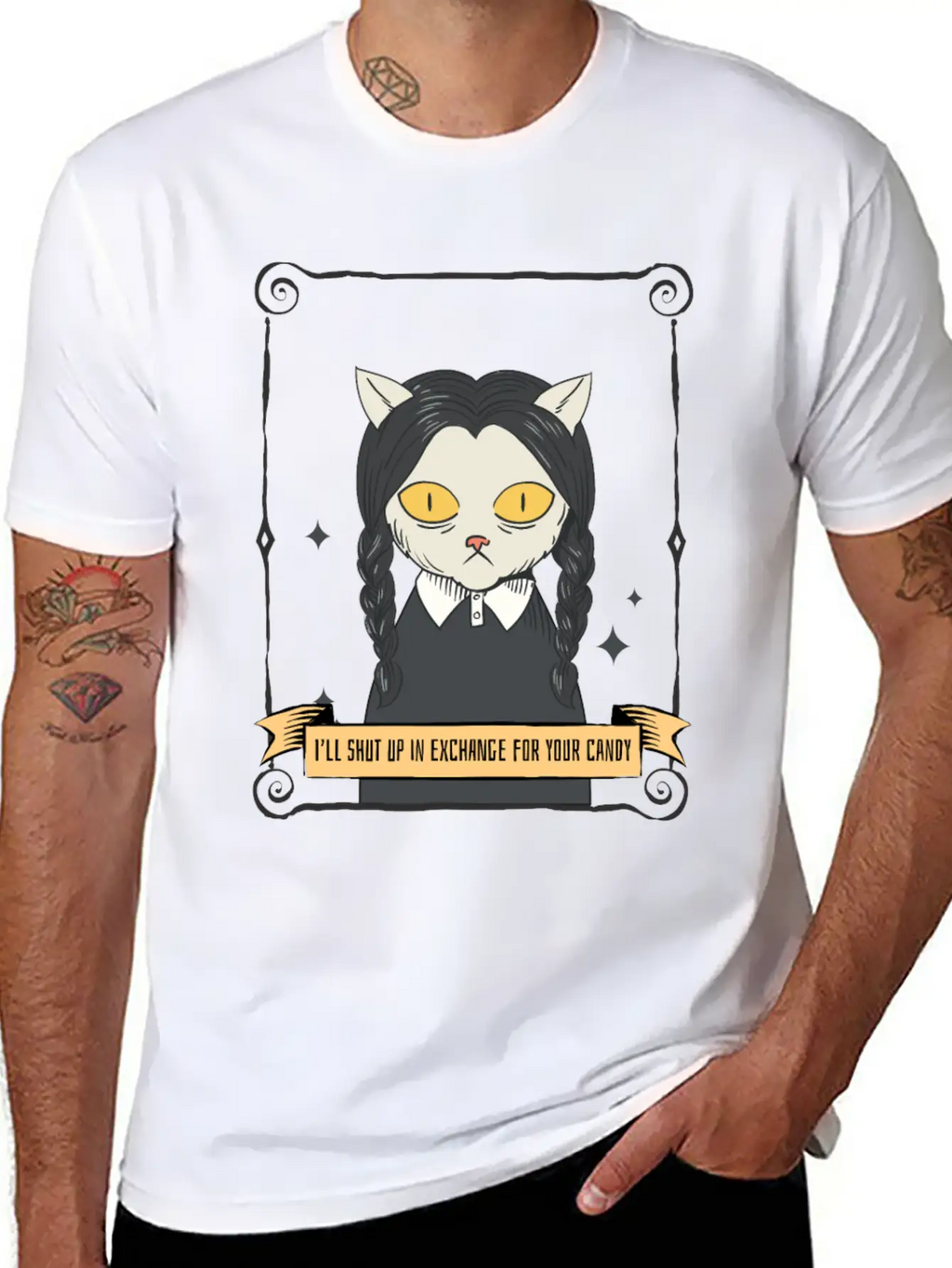 Halloween I Ll Shut Up In Exchange For Your Candy Stylish Everyday T-Shirt – Unisex Basic Cotton Tee