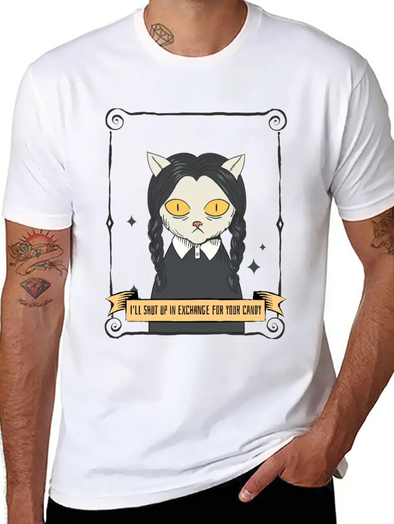Halloween I Ll Shut Up In Exchange For Your Candy Stylish Everyday T-Shirt – Unisex Basic Cotton Tee