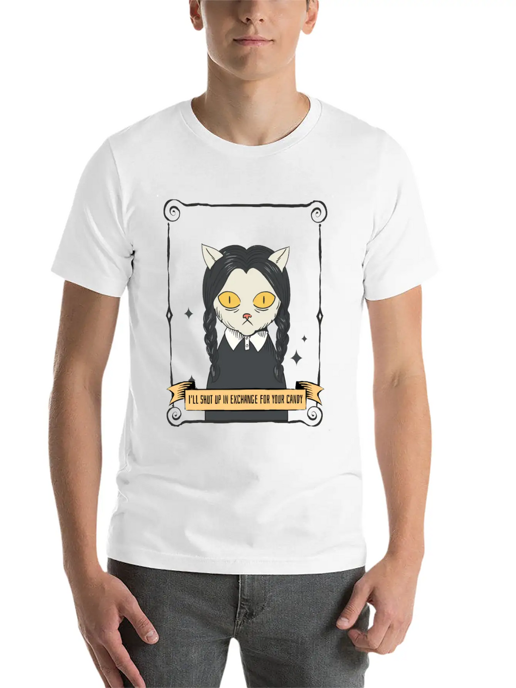 Halloween I Ll Shut Up In Exchange For Your Candy Stylish Everyday T-Shirt – Unisex Basic Cotton Tee