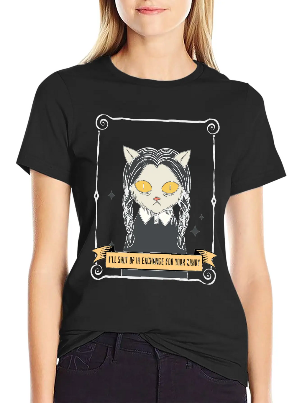 Halloween I Ll Shut Up In Exchange For Your Candy Stylish Everyday T-Shirt – Unisex Basic Cotton Tee