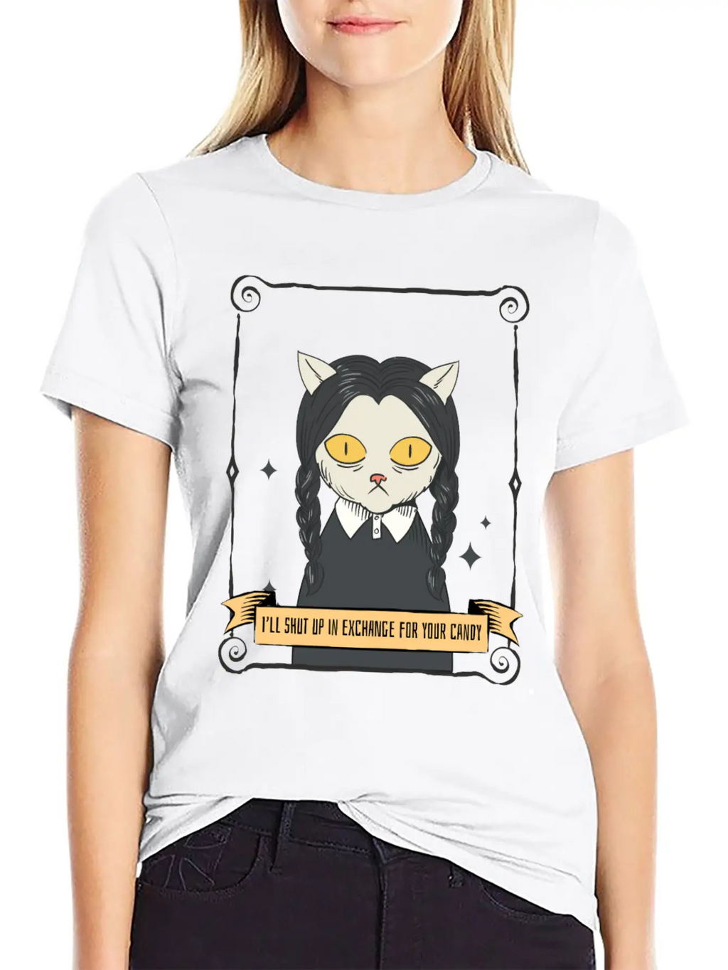 Halloween I Ll Shut Up In Exchange For Your Candy Stylish Everyday T-Shirt – Unisex Basic Cotton Tee