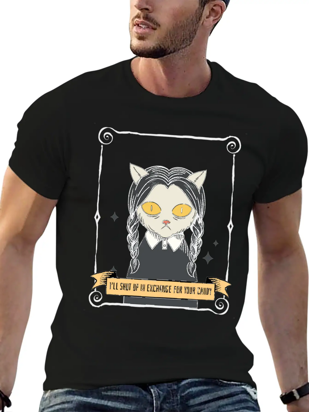 Halloween I Ll Shut Up In Exchange For Your Candy Stylish Everyday T-Shirt – Unisex Basic Cotton Tee