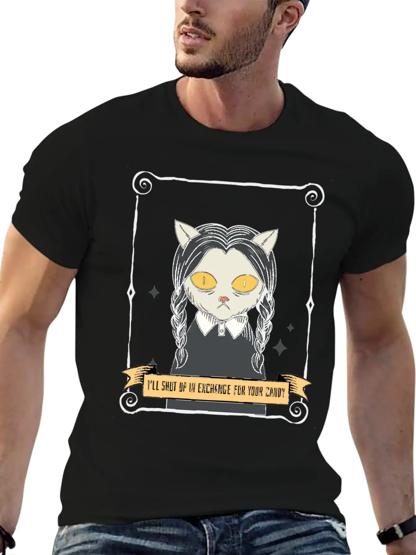 Halloween I Ll Shut Up In Exchange For Your Candy Stylish Everyday T-Shirt – Unisex Basic Cotton Tee