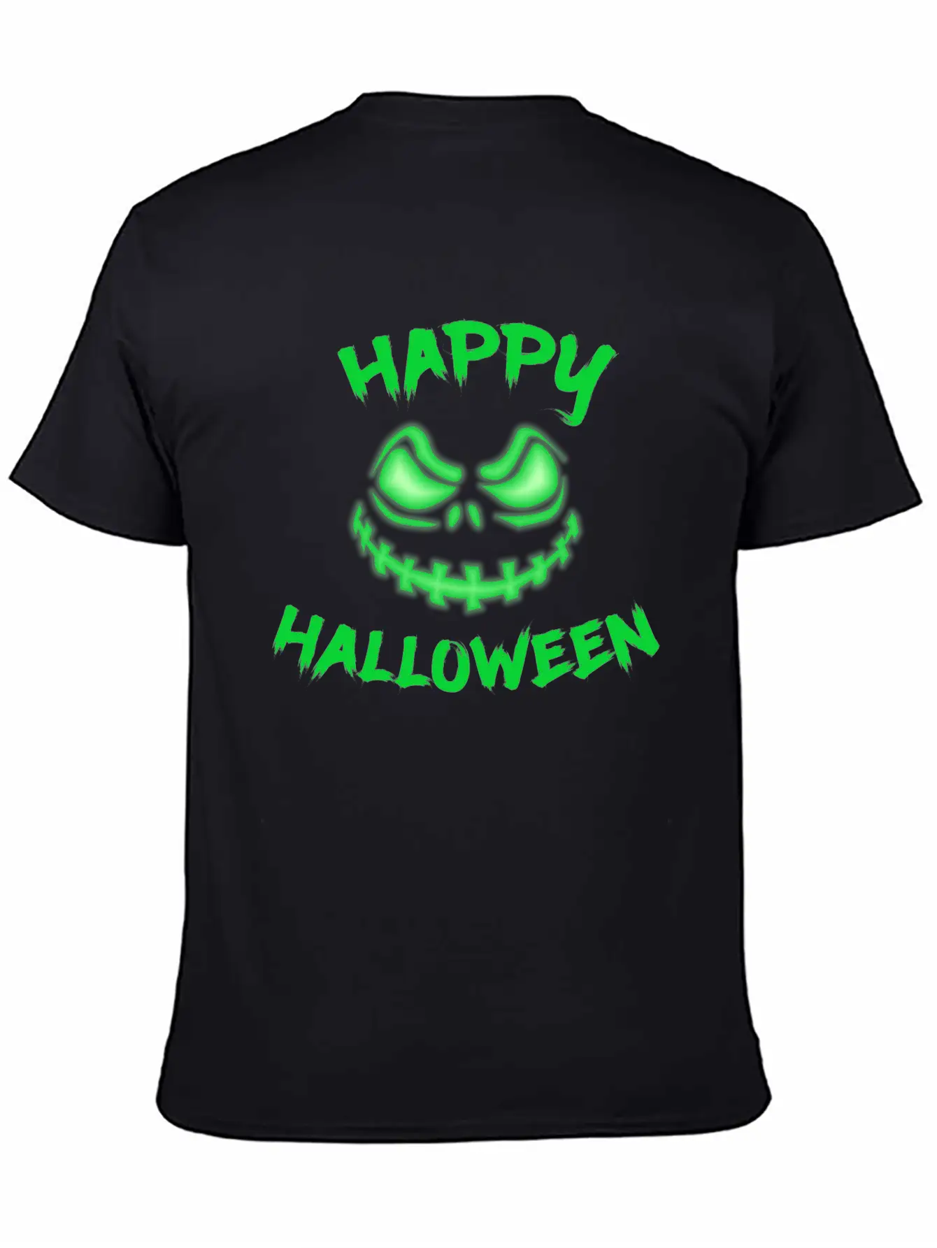 Halloween Pumpkin Face Fear Classic Cotton Tee – Unisex Comfort For Any Season