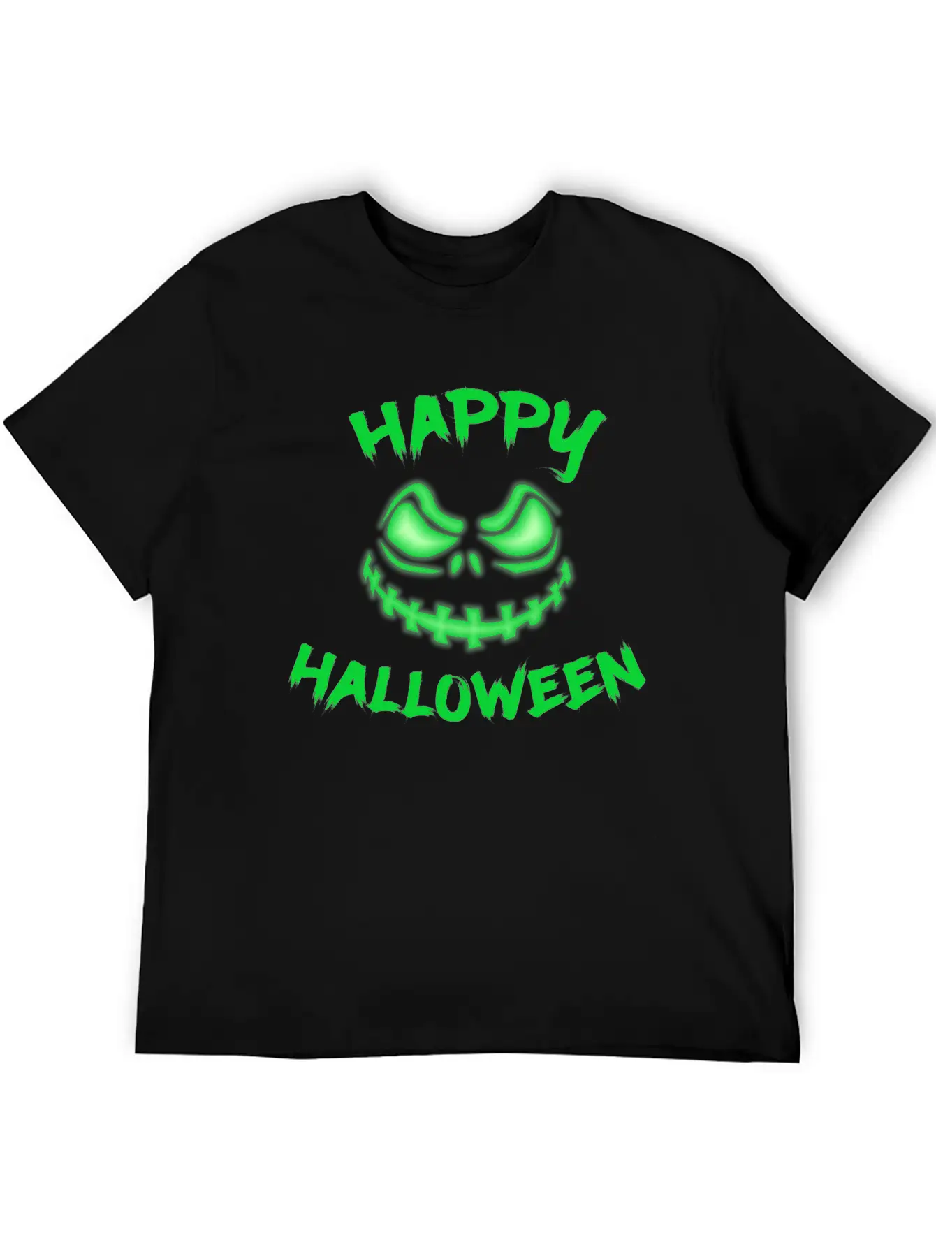 Halloween Pumpkin Face Fear Classic Cotton Tee – Unisex Comfort For Any Season