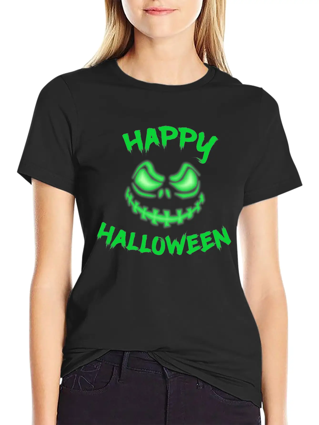 Halloween Pumpkin Face Fear Classic Cotton Tee – Unisex Comfort For Any Season