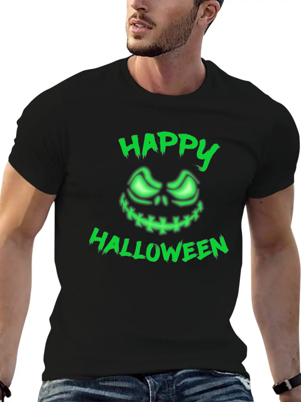 Halloween Pumpkin Face Fear Classic Cotton Tee – Unisex Comfort For Any Season