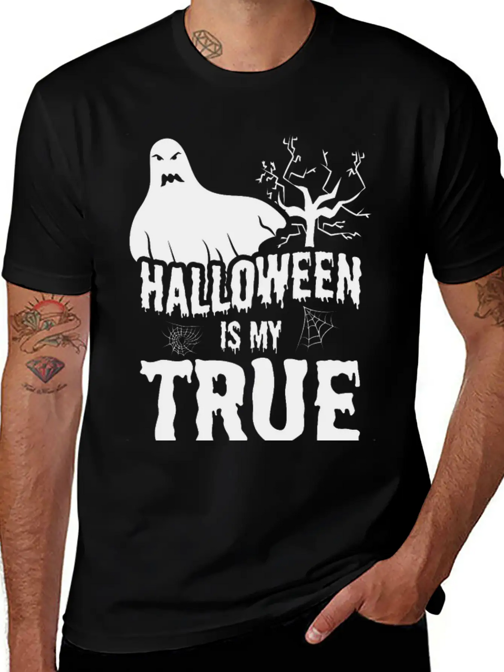 Halloween Spirit Dear Costume Party Classic Cotton Tee – Unisex Comfort For Any Season