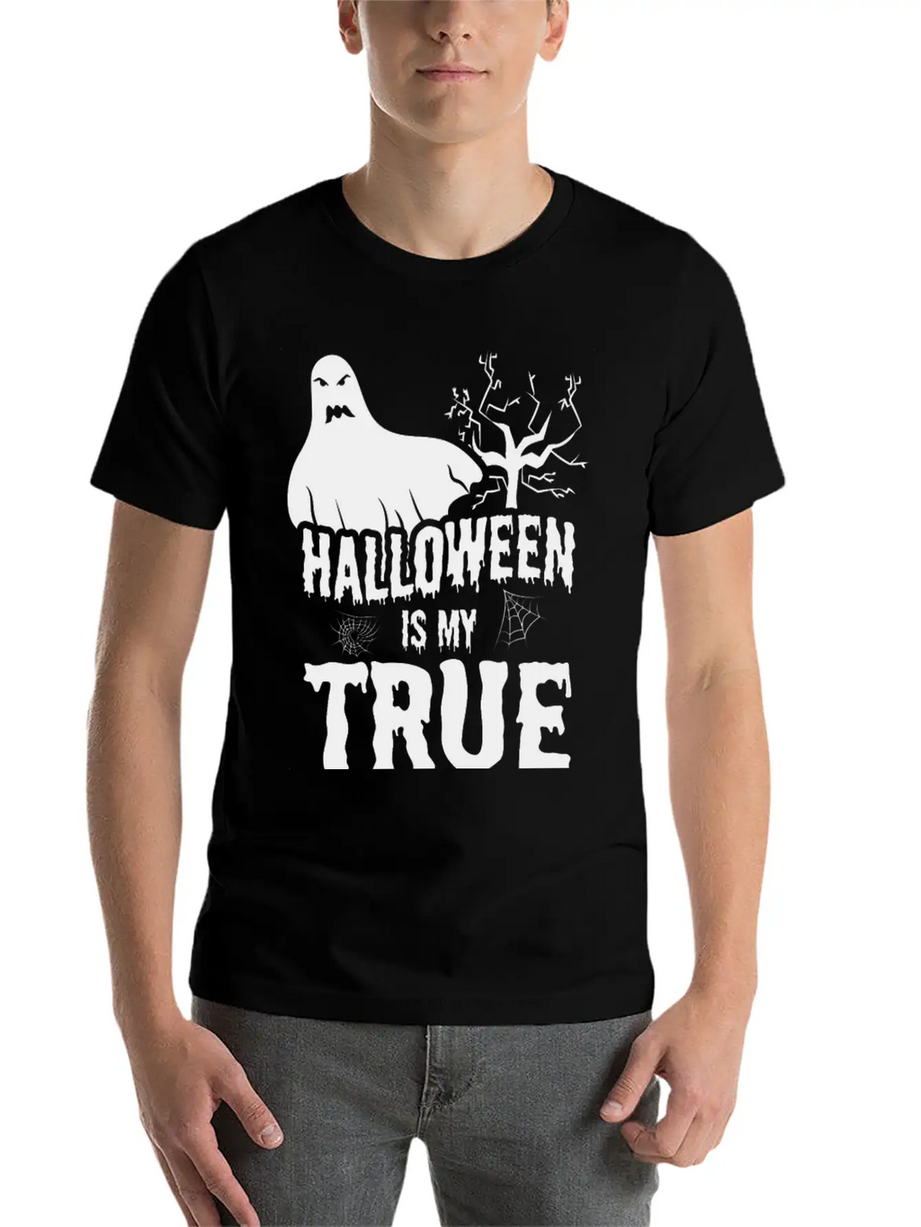 Halloween Spirit Dear Costume Party Classic Cotton Tee – Unisex Comfort For Any Season