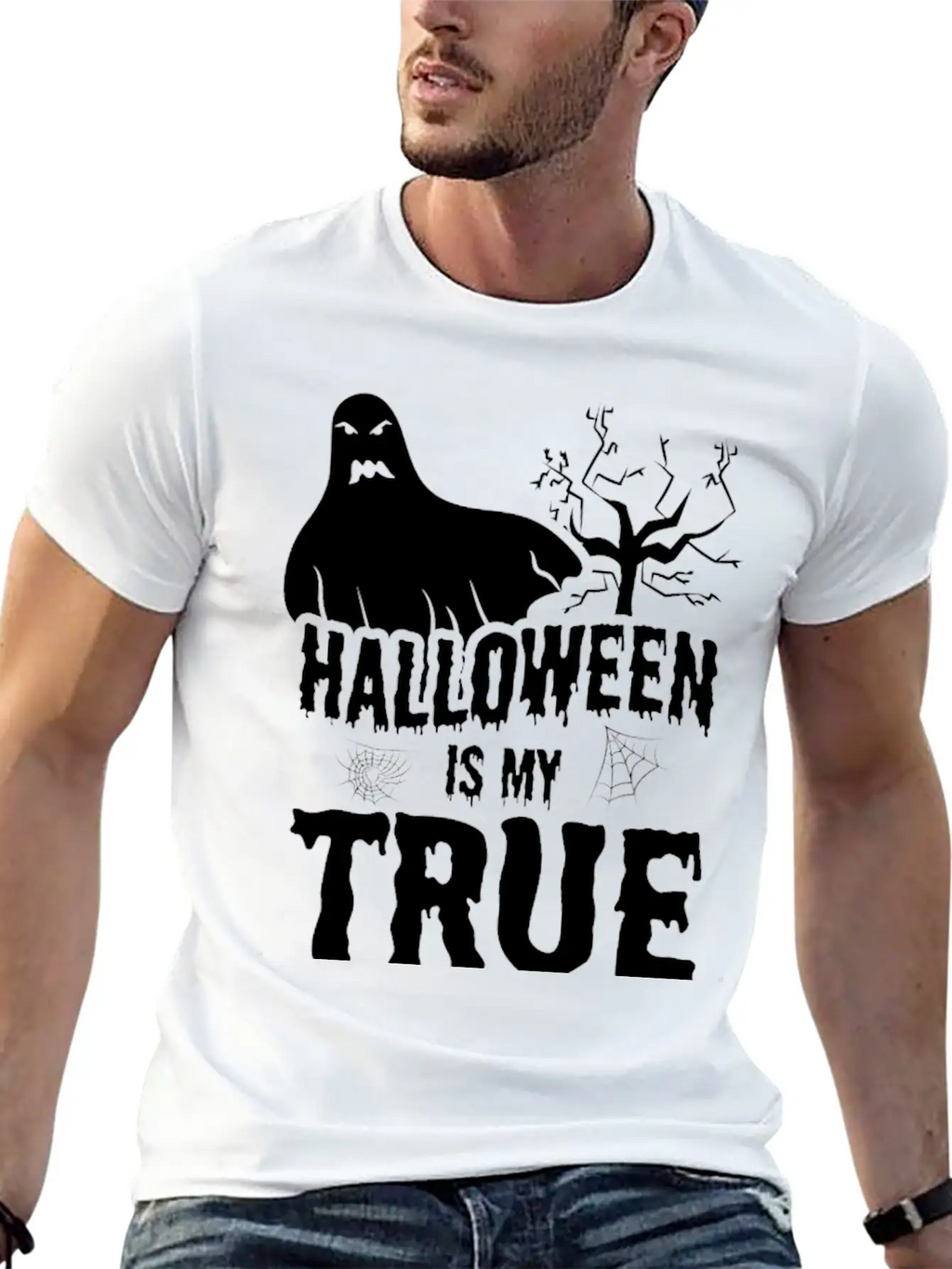 Halloween Spirit Dear Costume Party Classic Cotton Tee – Unisex Comfort For Any Season