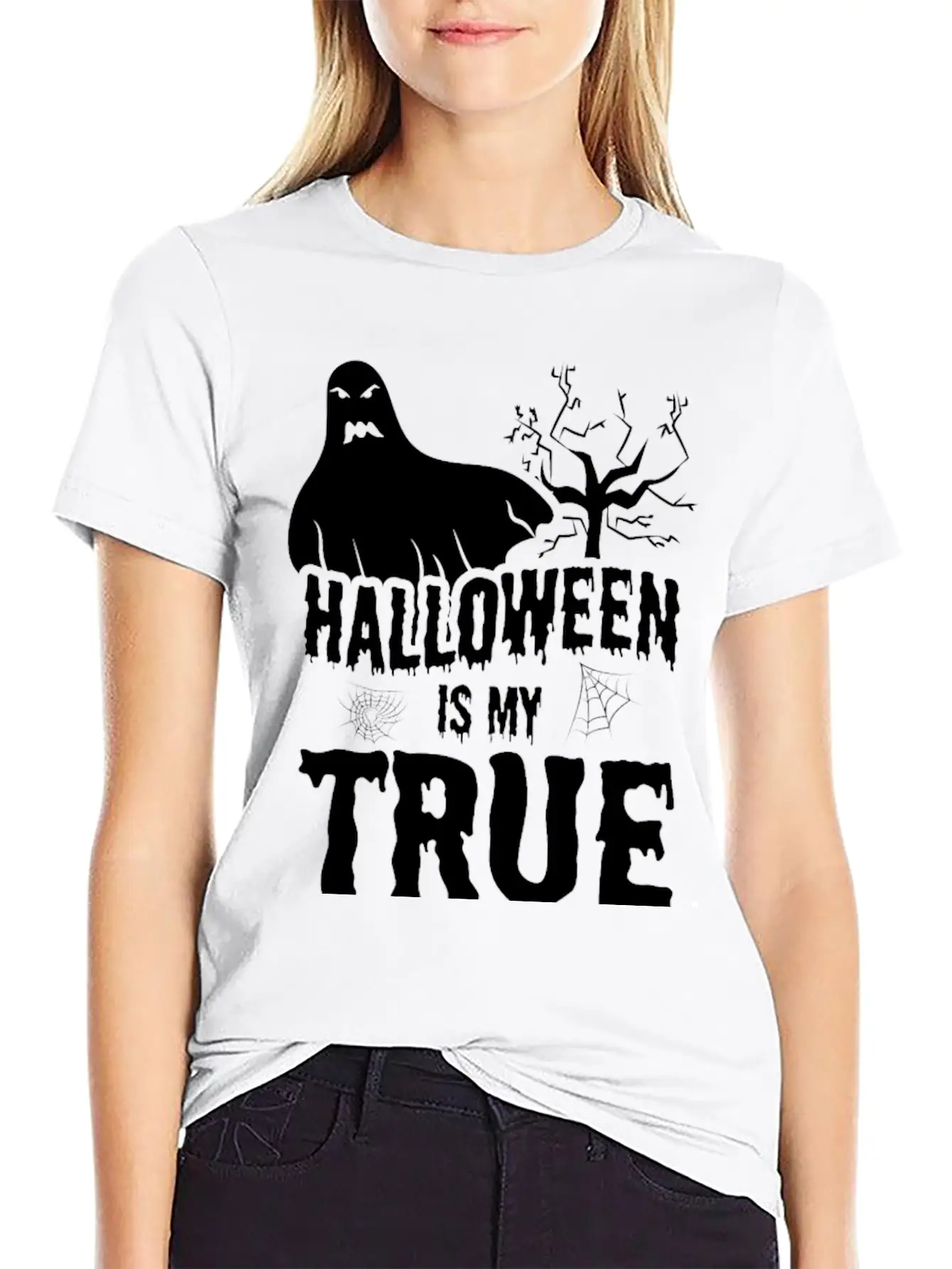 Halloween Spirit Dear Costume Party Classic Cotton Tee – Unisex Comfort For Any Season