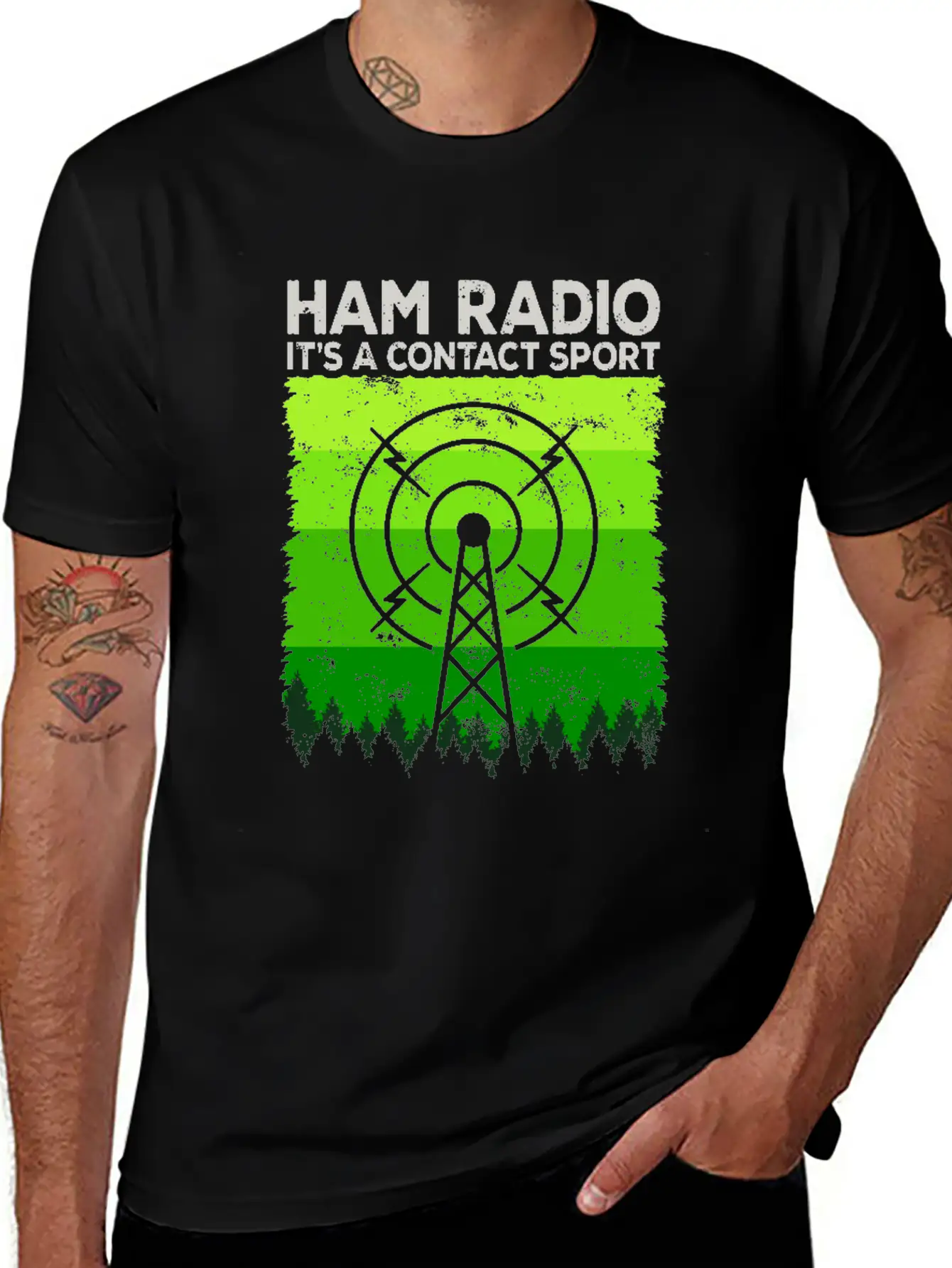 Ham Radio | It's A Contact Sport Amateur Radio Unisex Casual T-Shirt – Clean Design For Daily Comfort