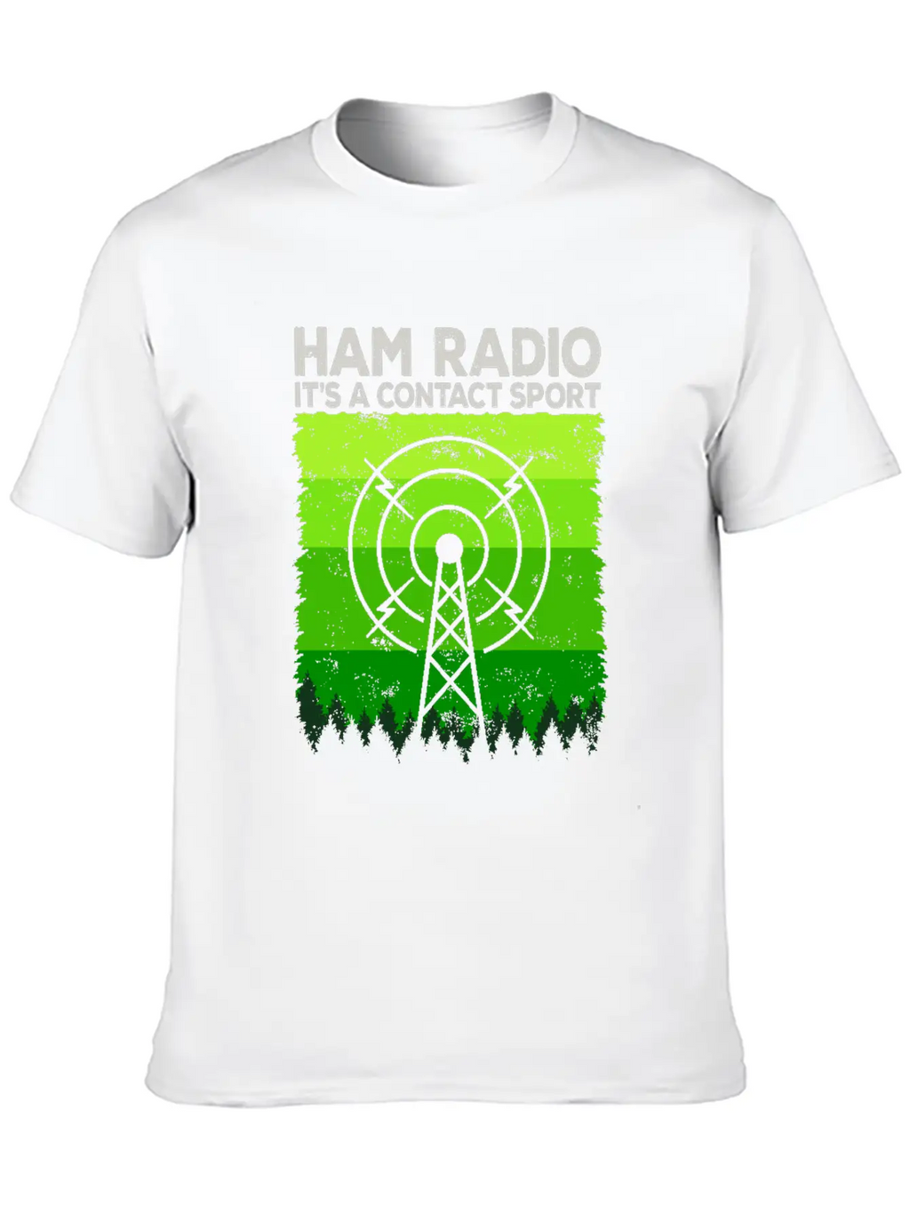 Ham Radio | It's A Contact Sport Amateur Radio Unisex Casual T-Shirt – Clean Design For Daily Comfort