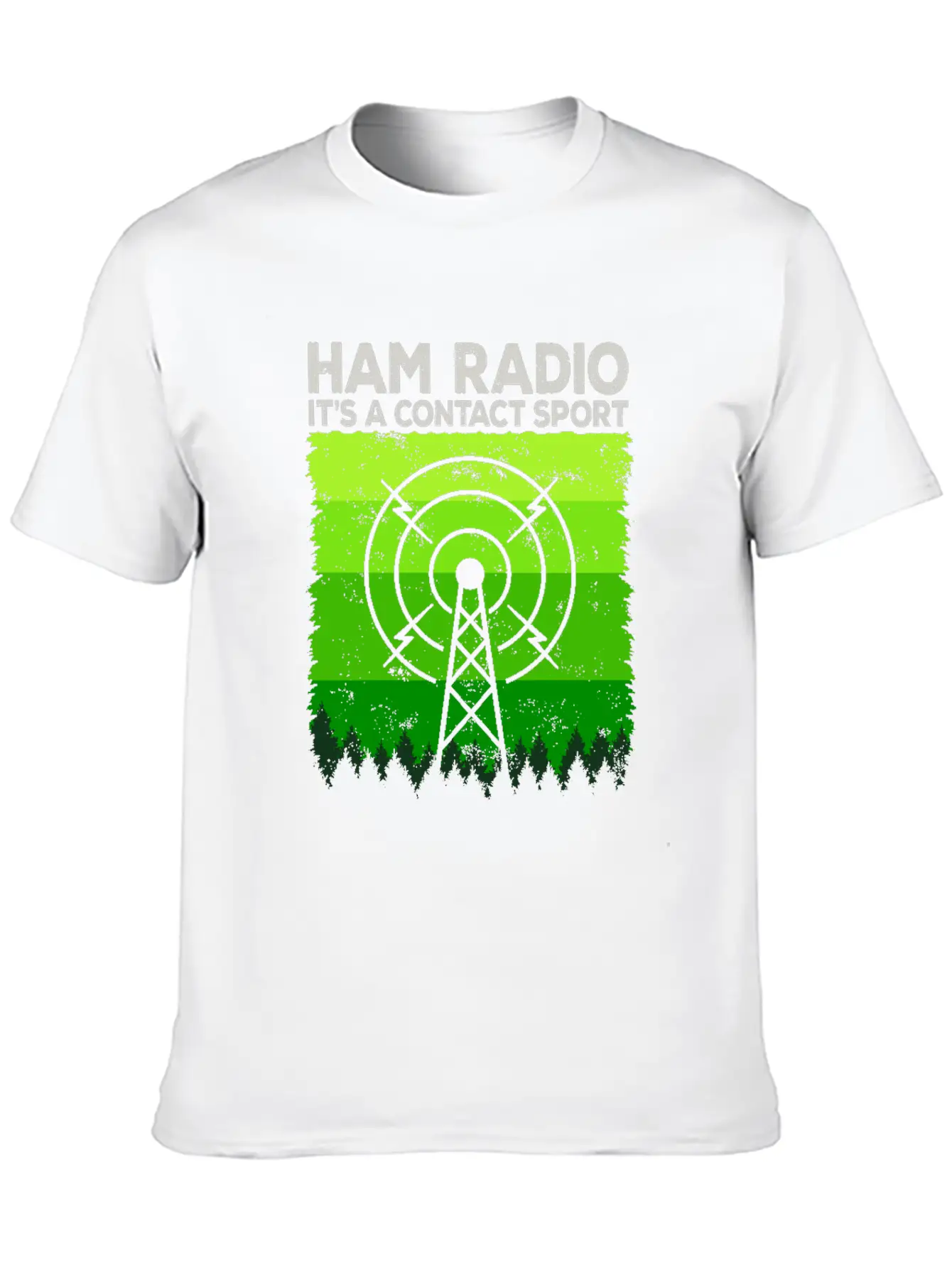 Ham Radio | It's A Contact Sport Amateur Radio Unisex Casual T-Shirt – Clean Design For Daily Comfort