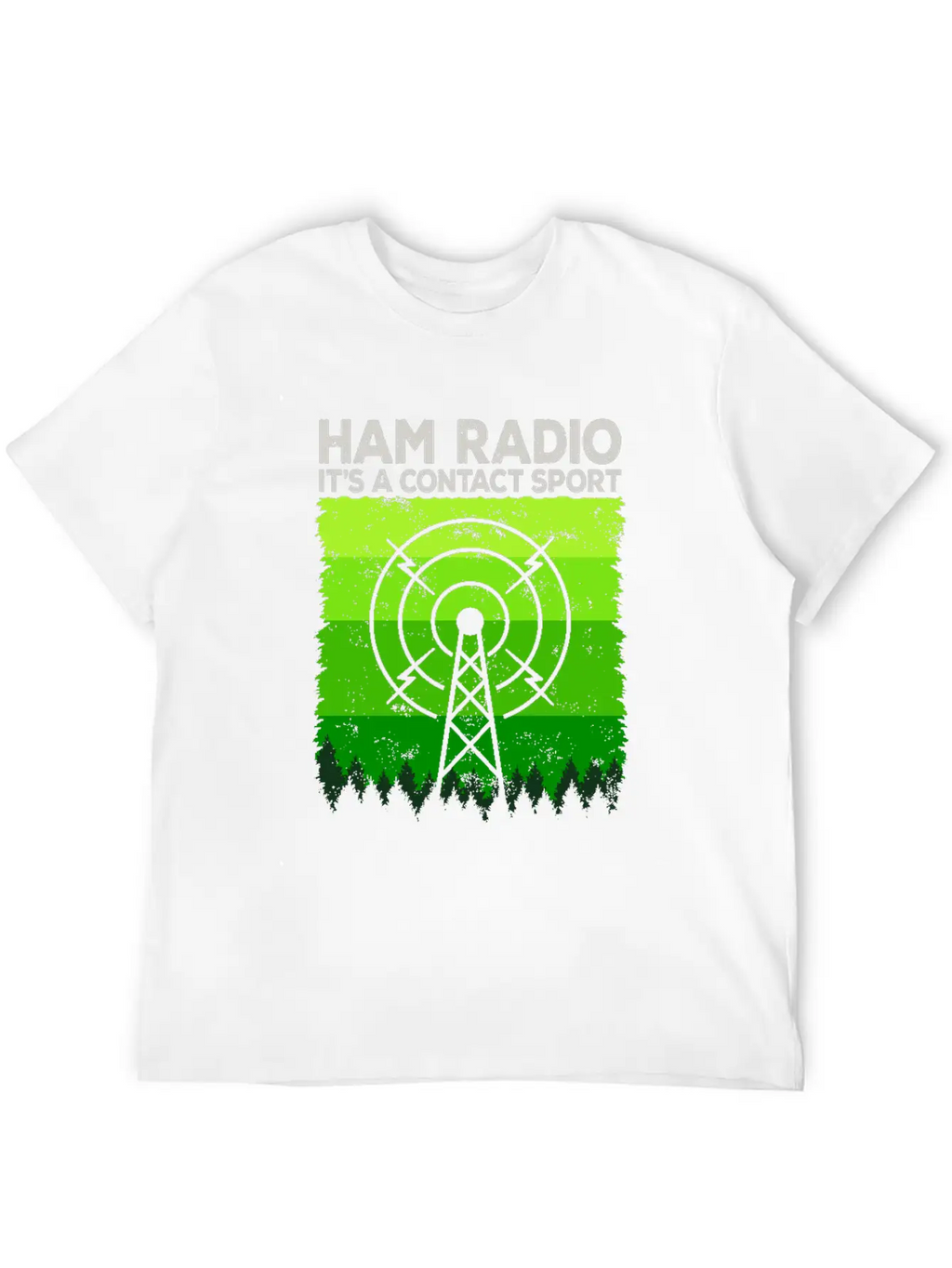 Ham Radio | It's A Contact Sport Amateur Radio Unisex Casual T-Shirt – Clean Design For Daily Comfort