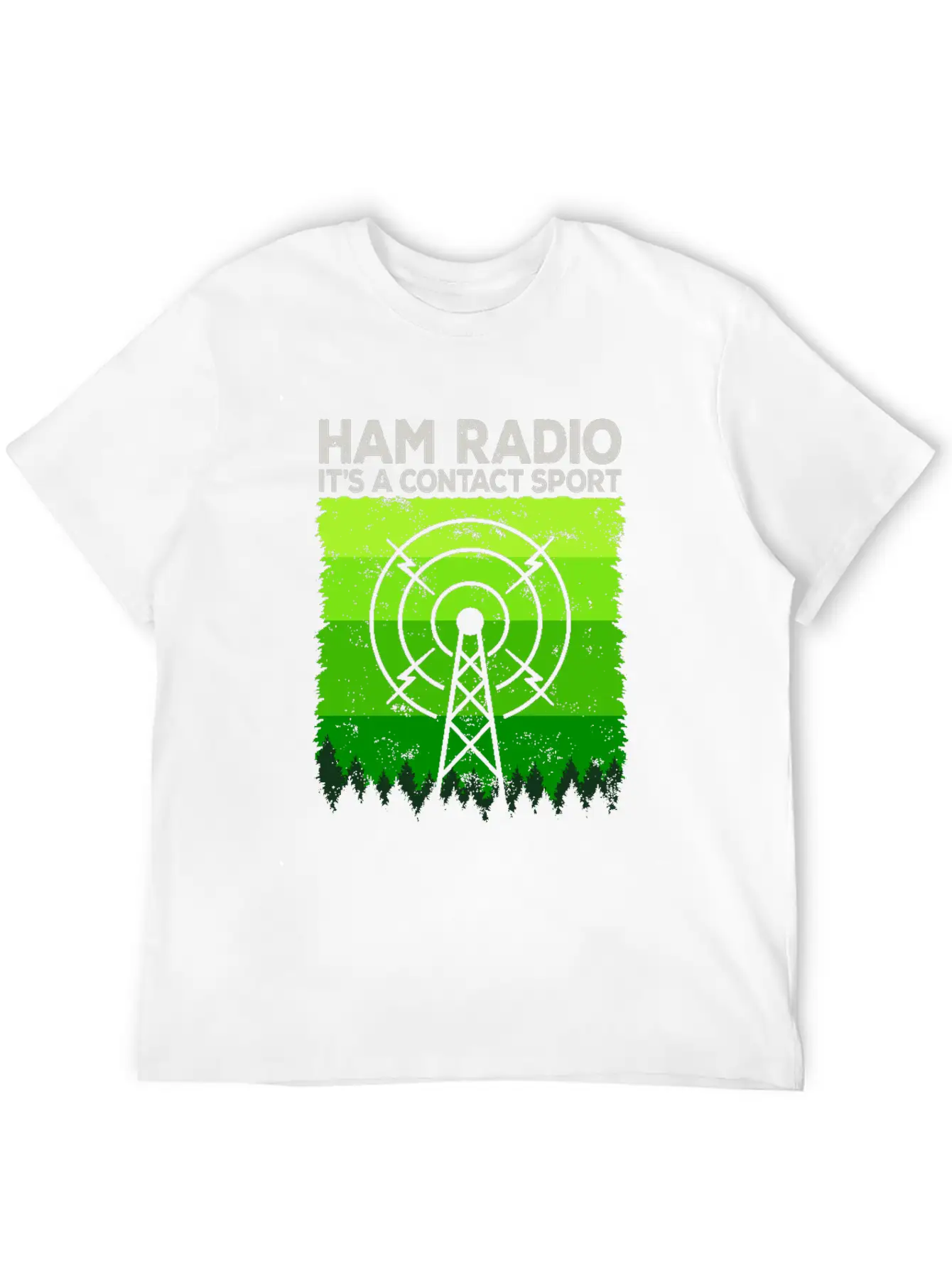 Ham Radio | It's A Contact Sport Amateur Radio Unisex Casual T-Shirt – Clean Design For Daily Comfort