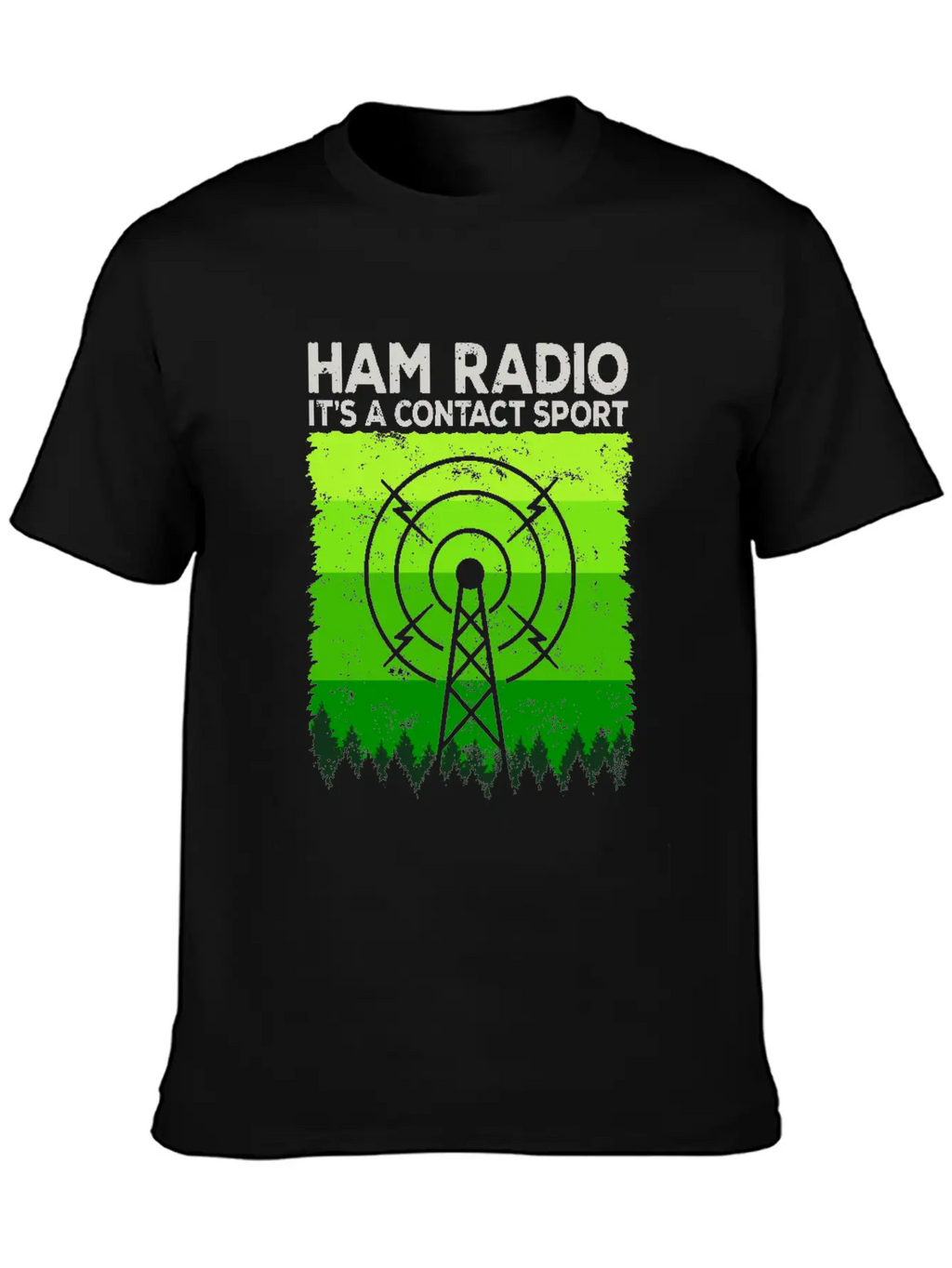 Ham Radio | It's A Contact Sport Amateur Radio Unisex Casual T-Shirt – Clean Design For Daily Comfort