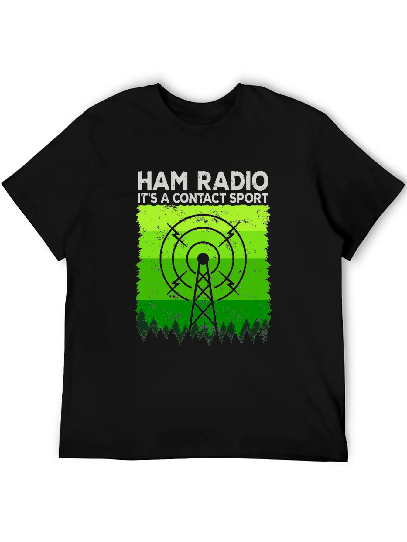 Ham Radio | It's A Contact Sport Amateur Radio Unisex Casual T-Shirt – Clean Design For Daily Comfort