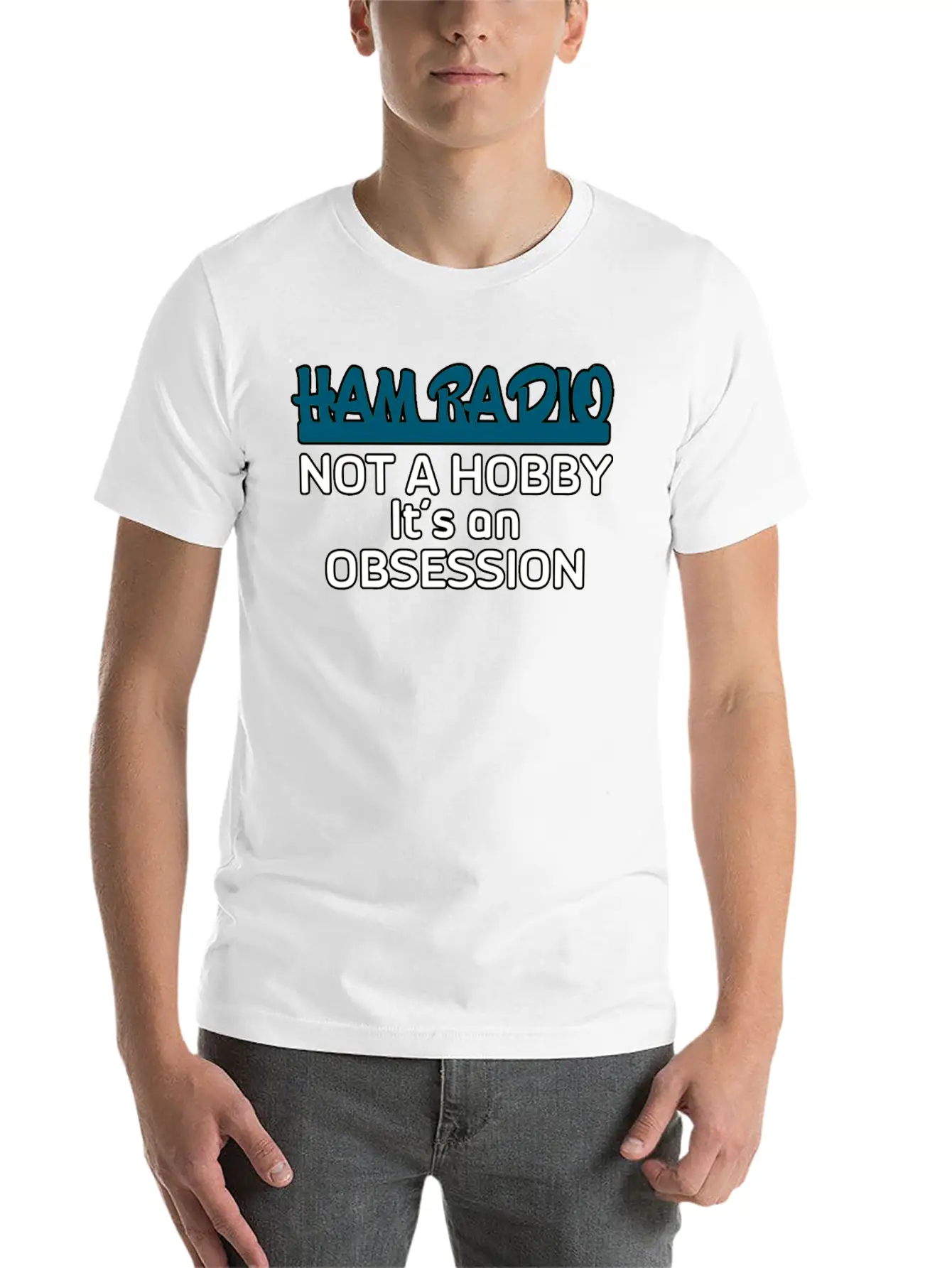 Ham Radio Not A Hobby Unisex Casual T-Shirt – Clean Design For Daily Comfort