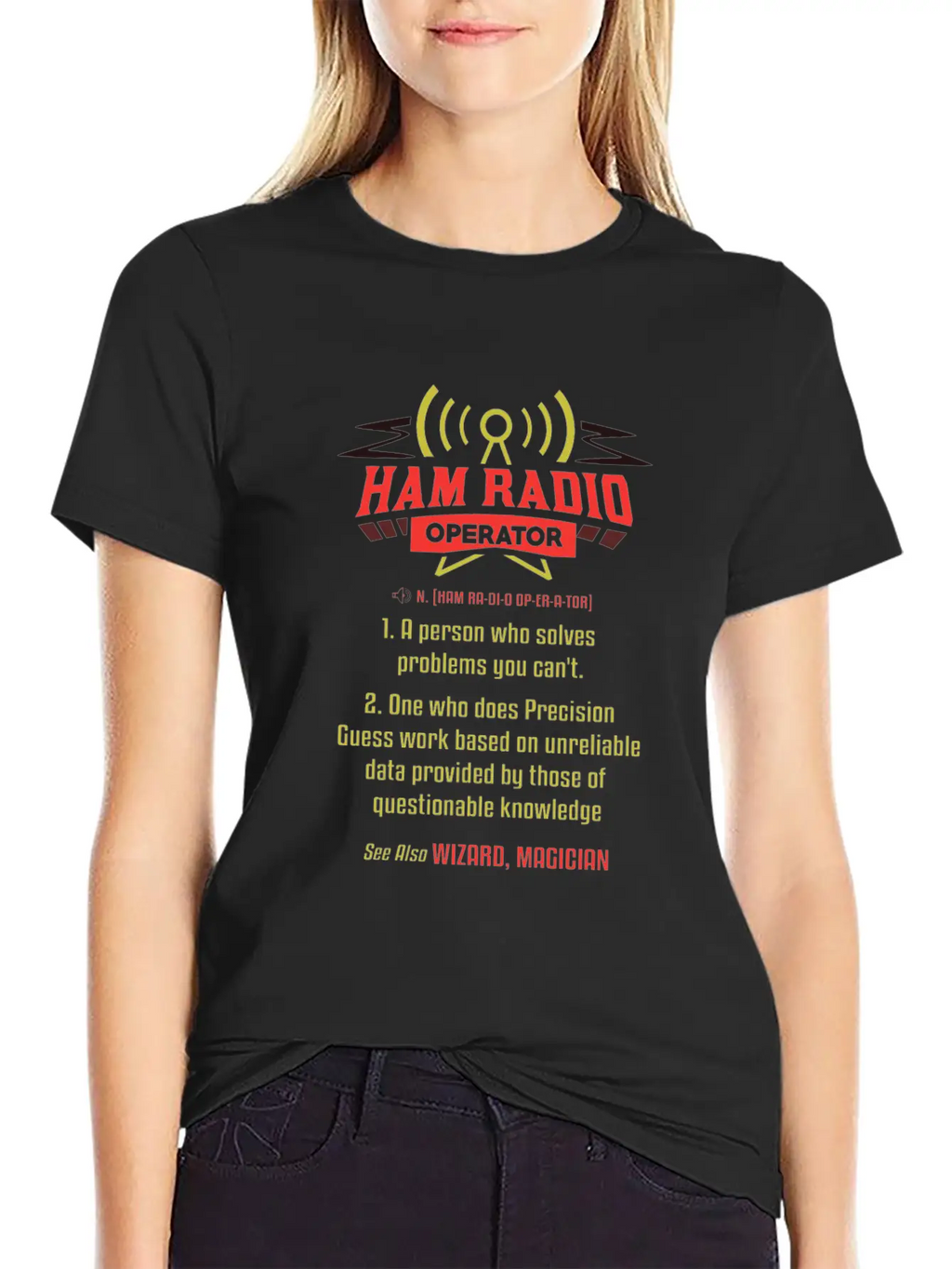 Ham Radio Operator - Gift Stylish Everyday T-Shirt – Unisex Basic Cotton Tee