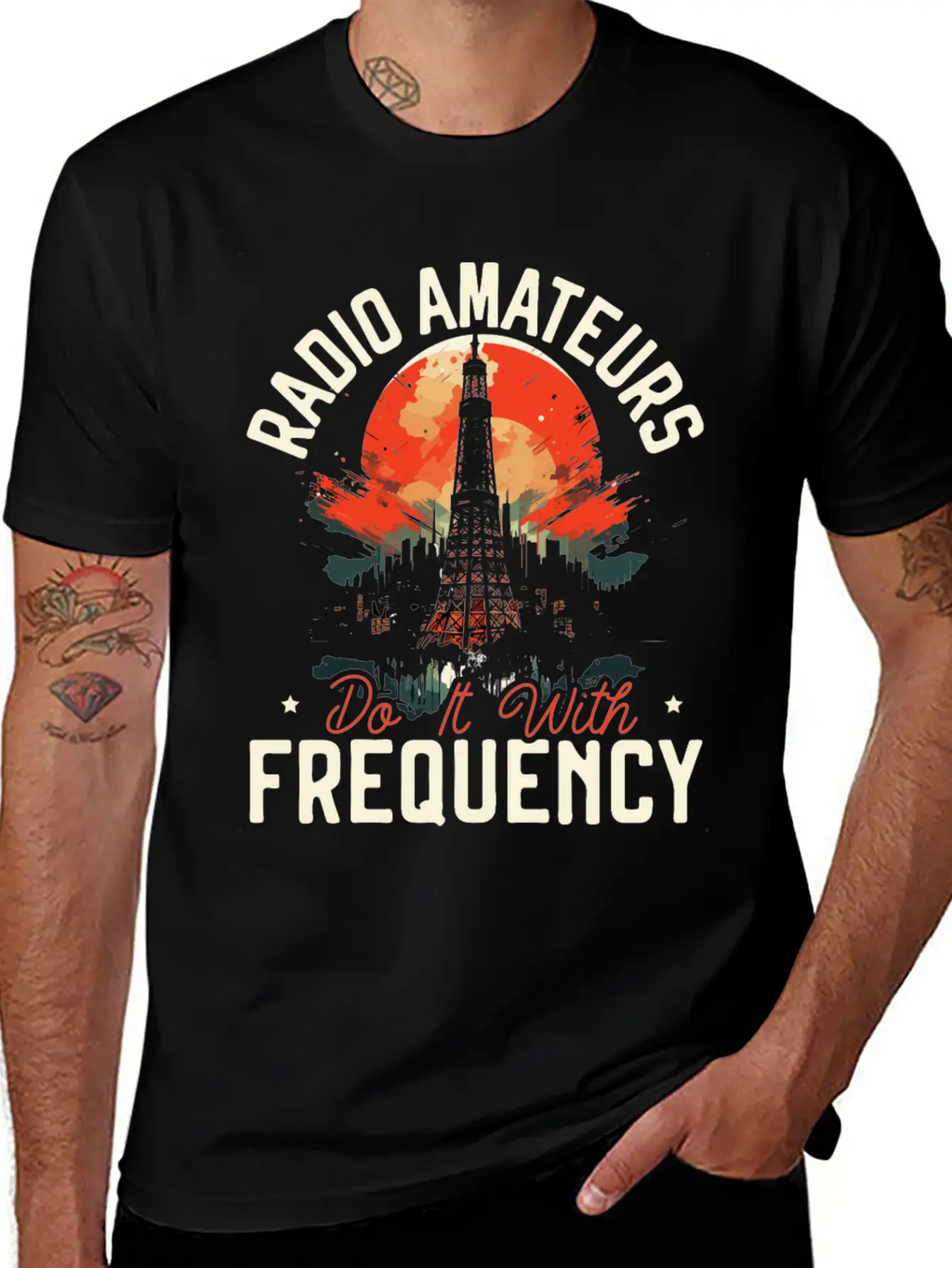 Ham Radio Operator Morse Code Radioactivity Basic Graphic T-Shirt – Daily Comfort In Soft Cotton