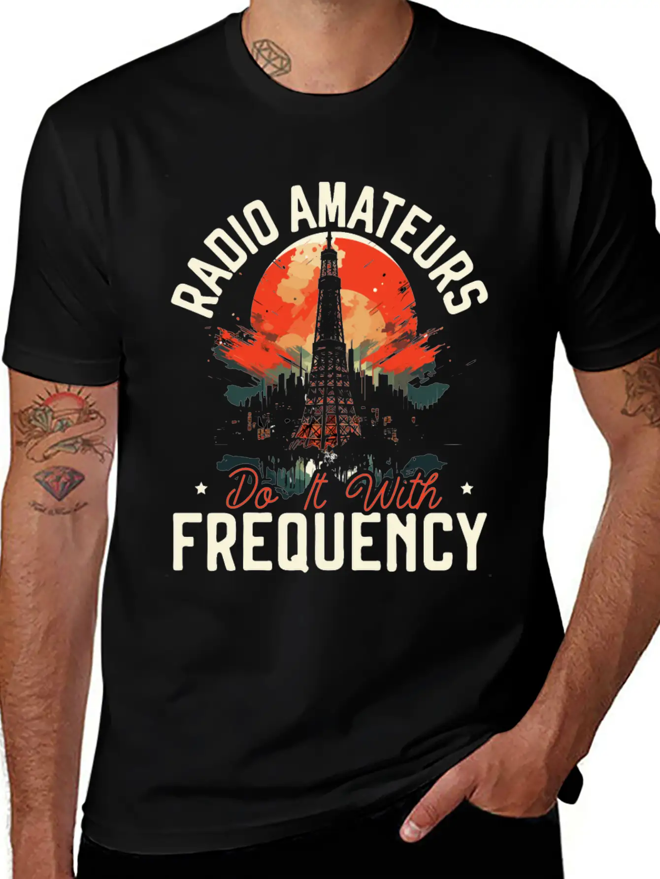 Ham Radio Operator Morse Code Radioactivity Basic Graphic T-Shirt – Daily Comfort In Soft Cotton